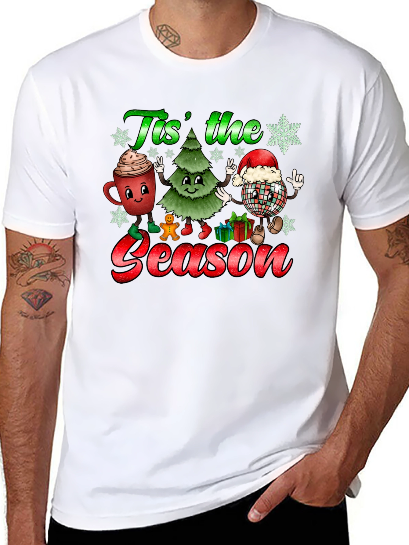 Tis The Season Christmas Graphic Tee