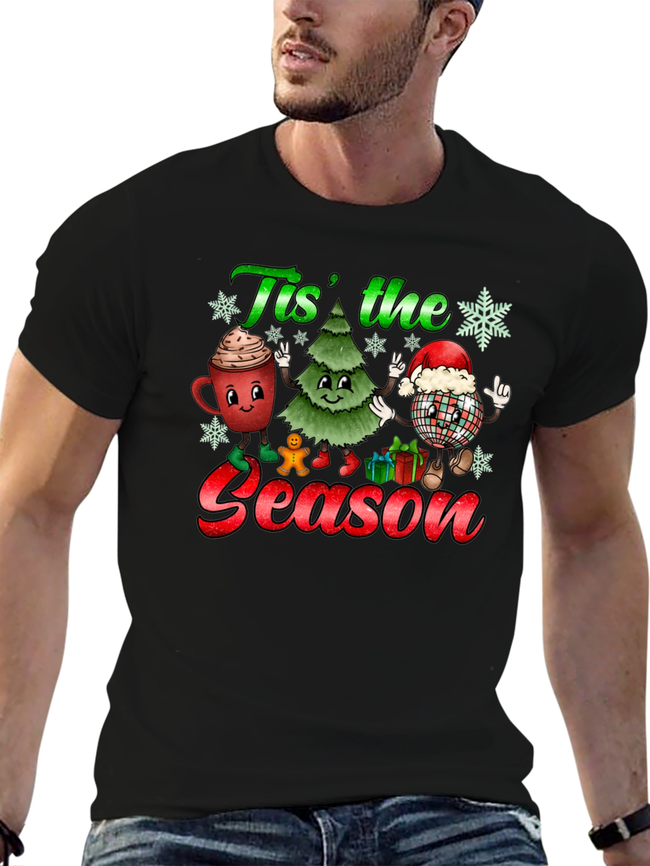 Tis The Season Christmas Graphic Tee