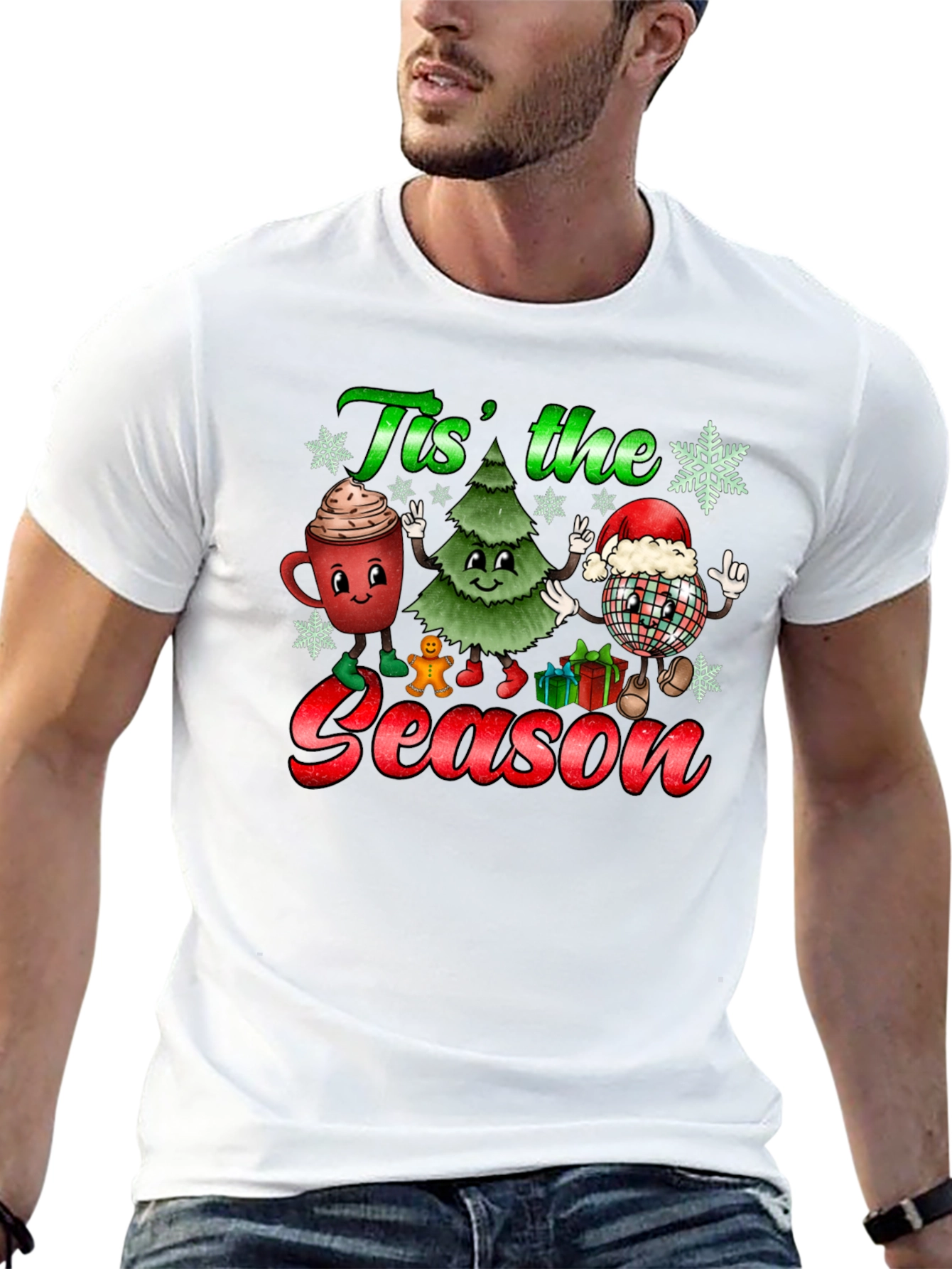 Tis The Season Christmas Graphic Tee