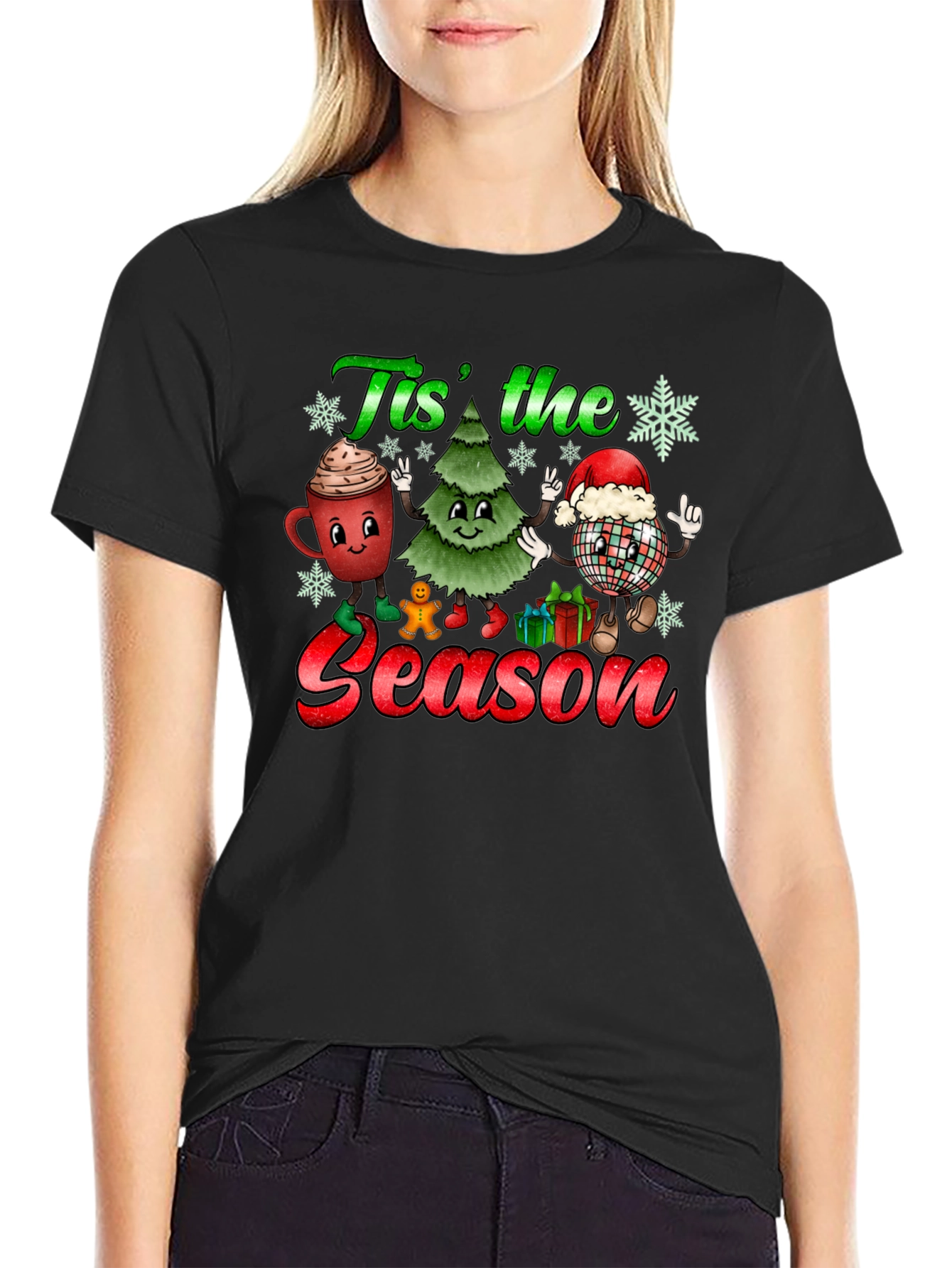 Tis The Season Christmas Graphic Tee