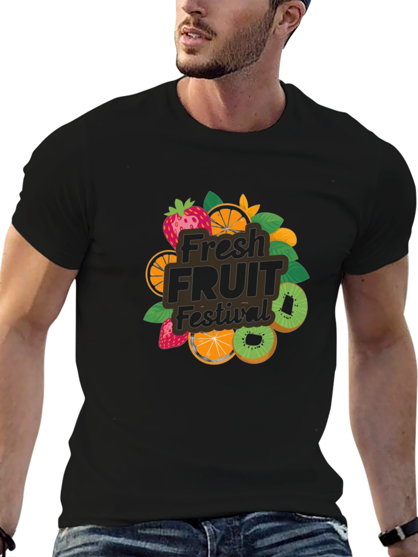 Fresh Fruit Festival Black T-Shirt