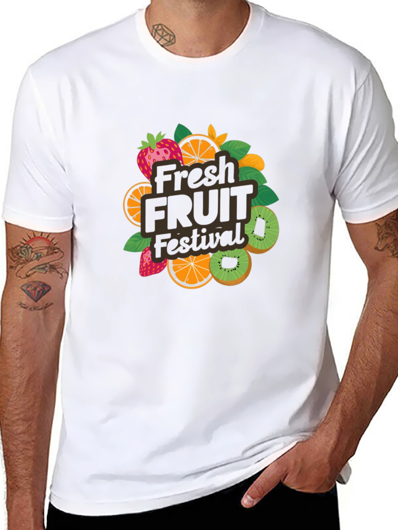 Fresh Fruit Festival Black T-Shirt
