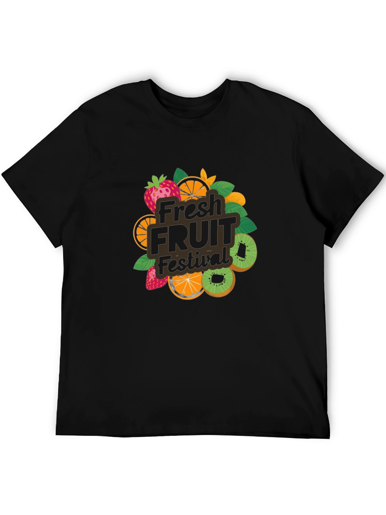 Fresh Fruit Festival Black T-Shirt