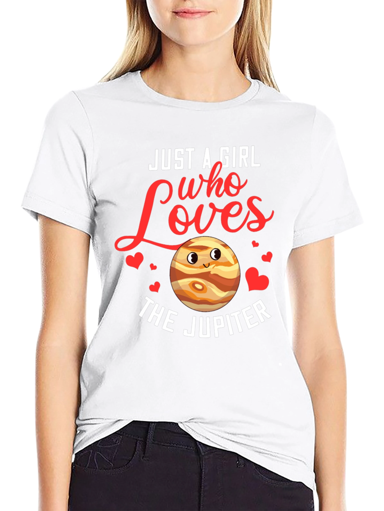 Just a Girl Who Loves the Jupiter T-Shirt