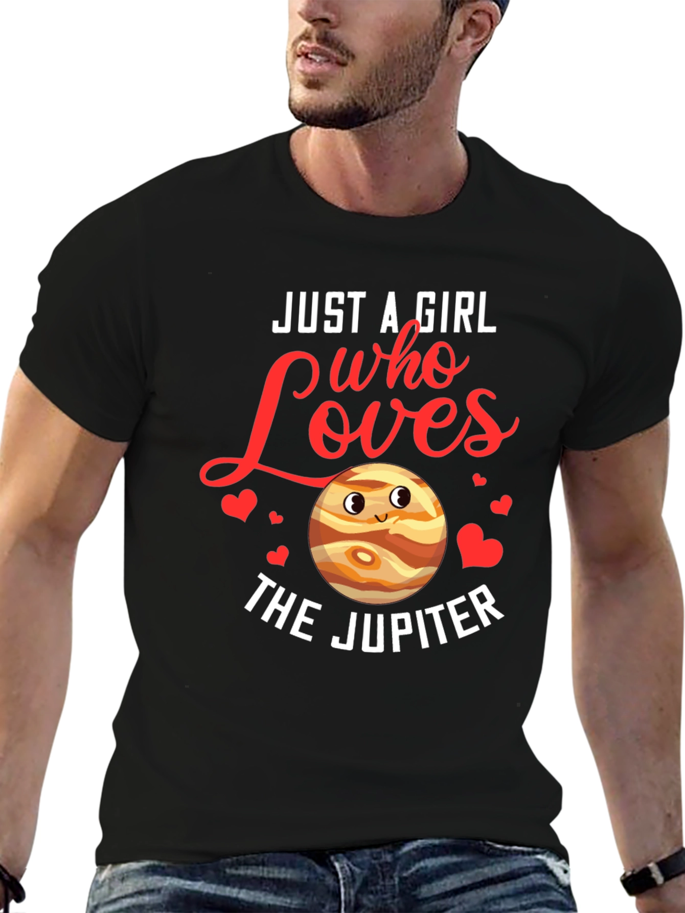 Just a Girl Who Loves the Jupiter T-Shirt