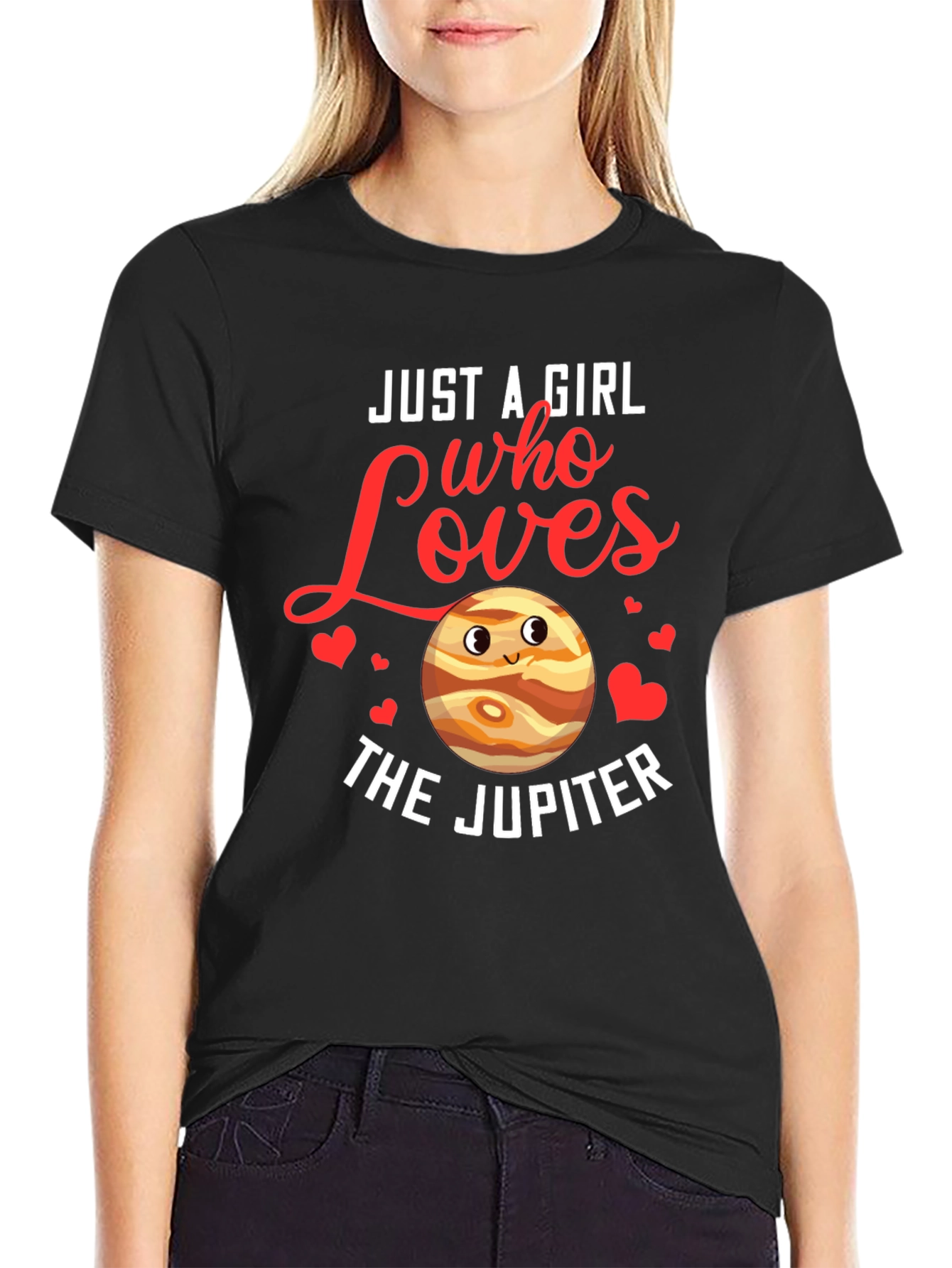 Just a Girl Who Loves the Jupiter T-Shirt