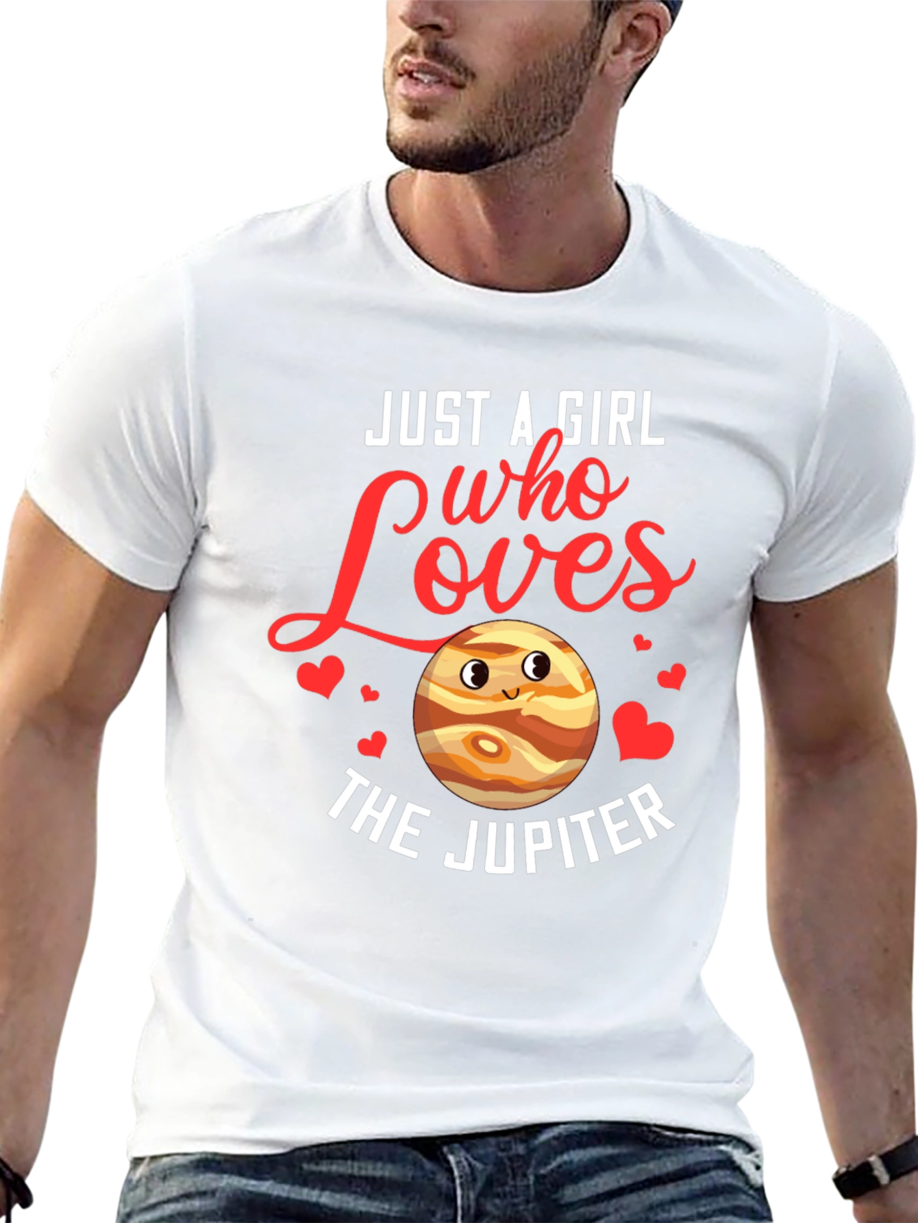 Just a Girl Who Loves the Jupiter T-Shirt