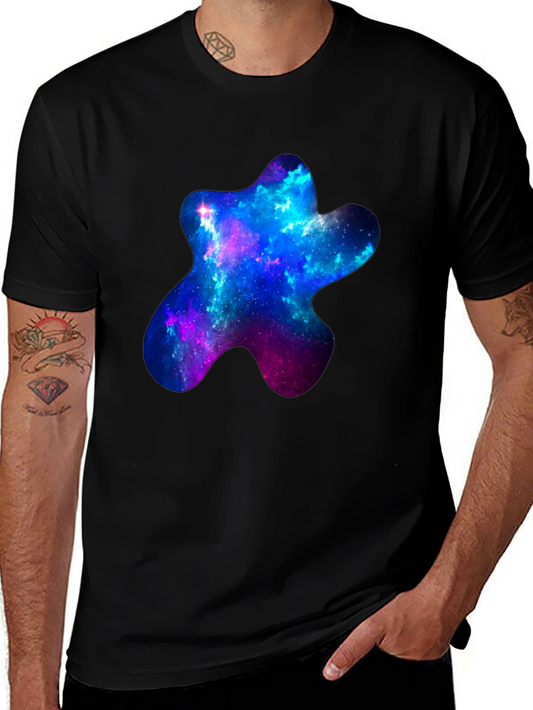 Galaxy Star Graphic Black T-Shirt