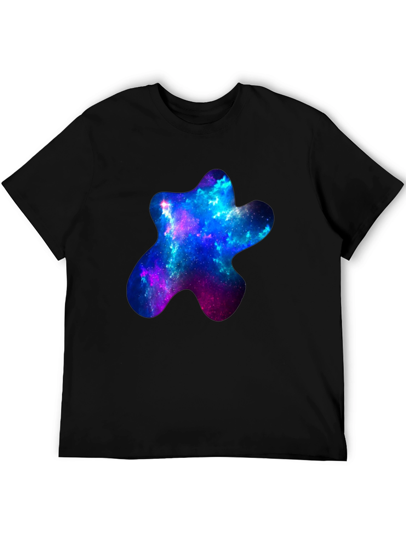 Galaxy Star Graphic Black T-Shirt