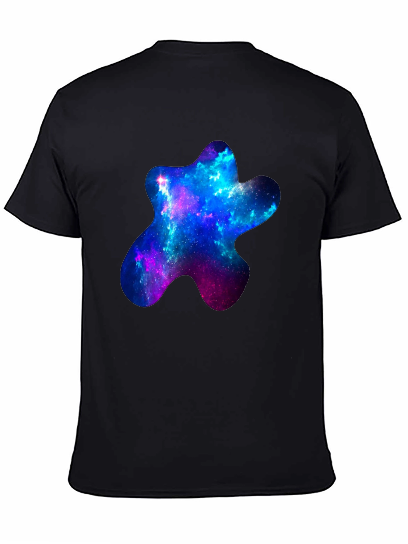 Galaxy Star Graphic Black T-Shirt