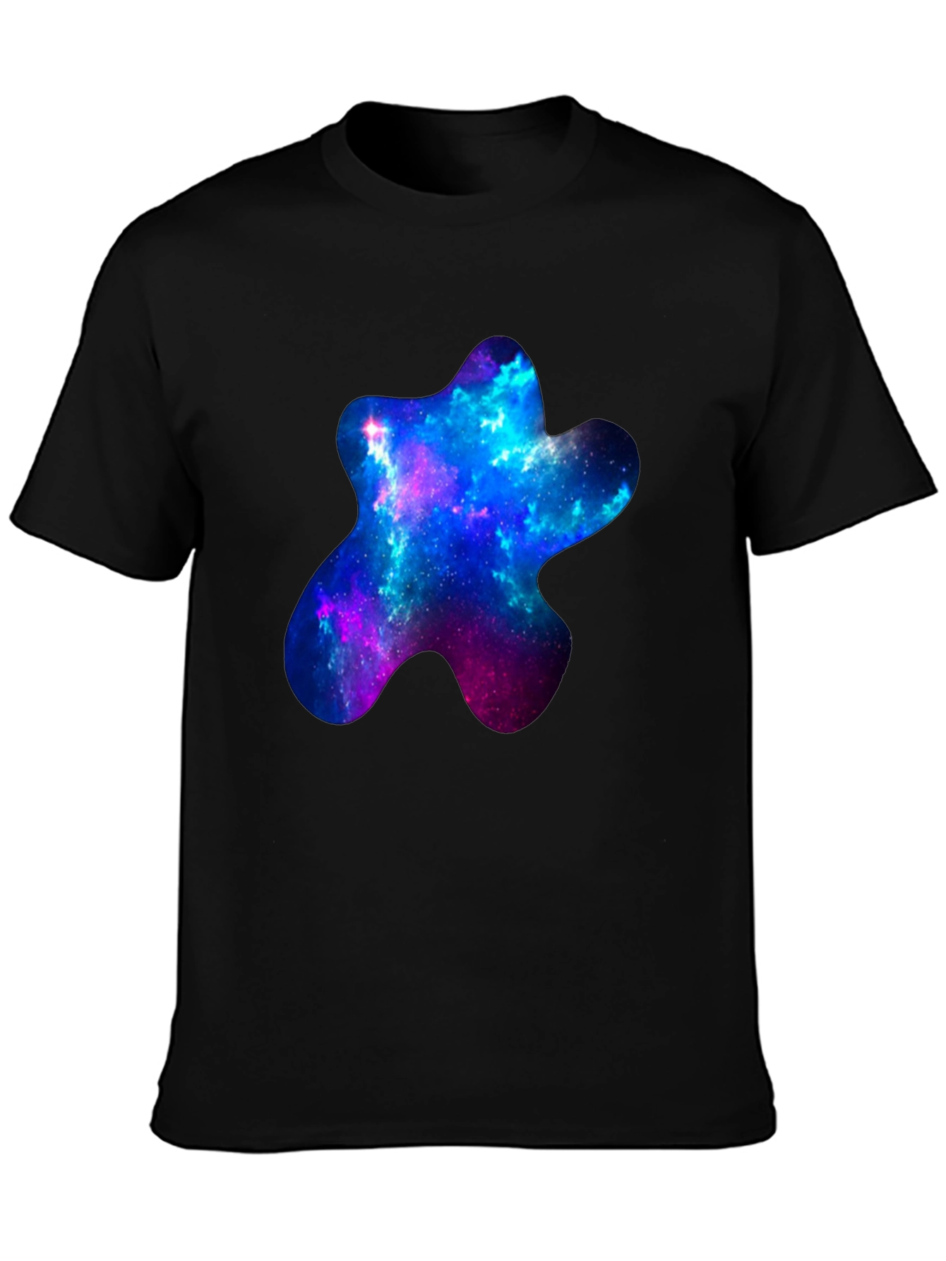 Galaxy Star Graphic Black T-Shirt