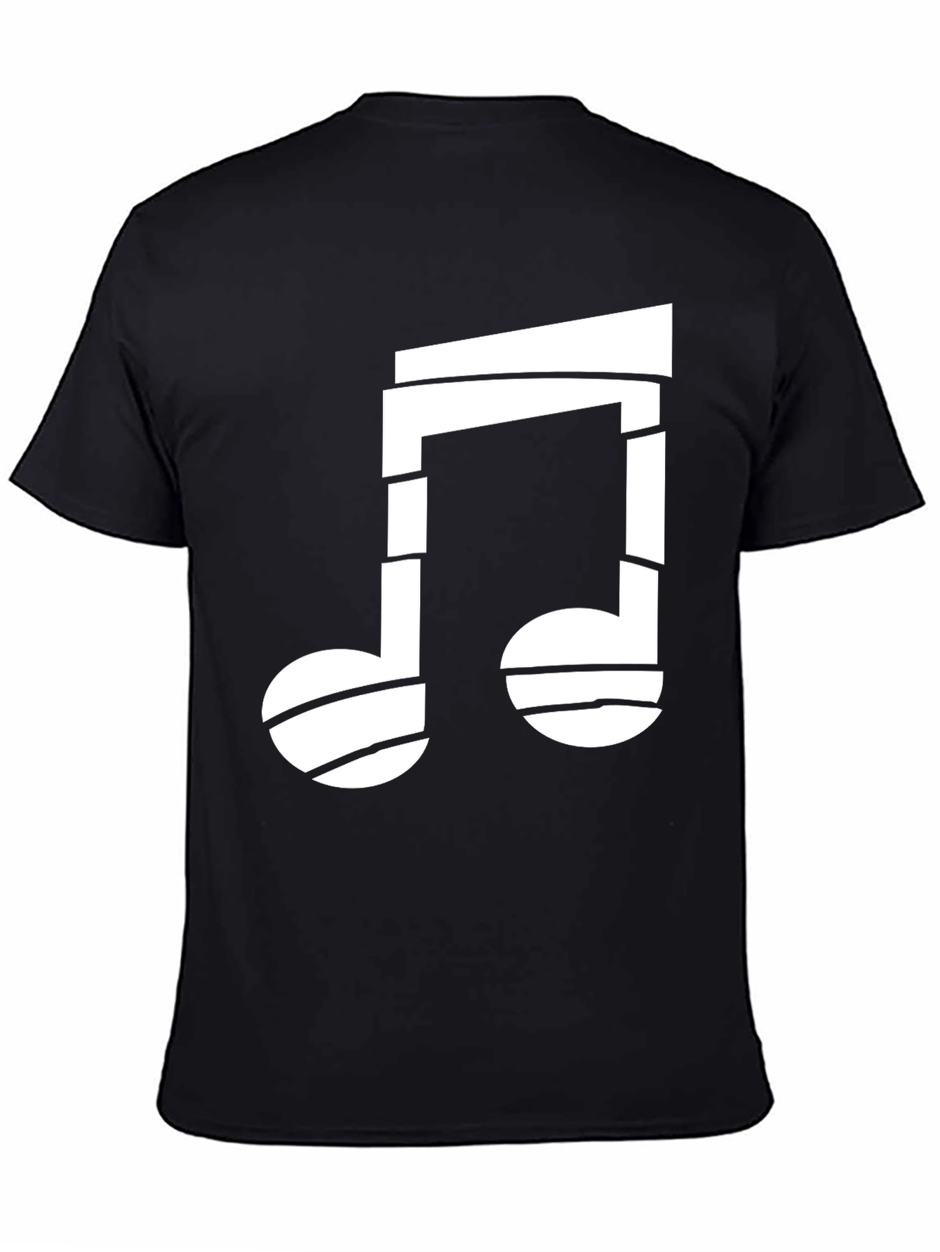 Abstract Music Note Graphic T-Shirt