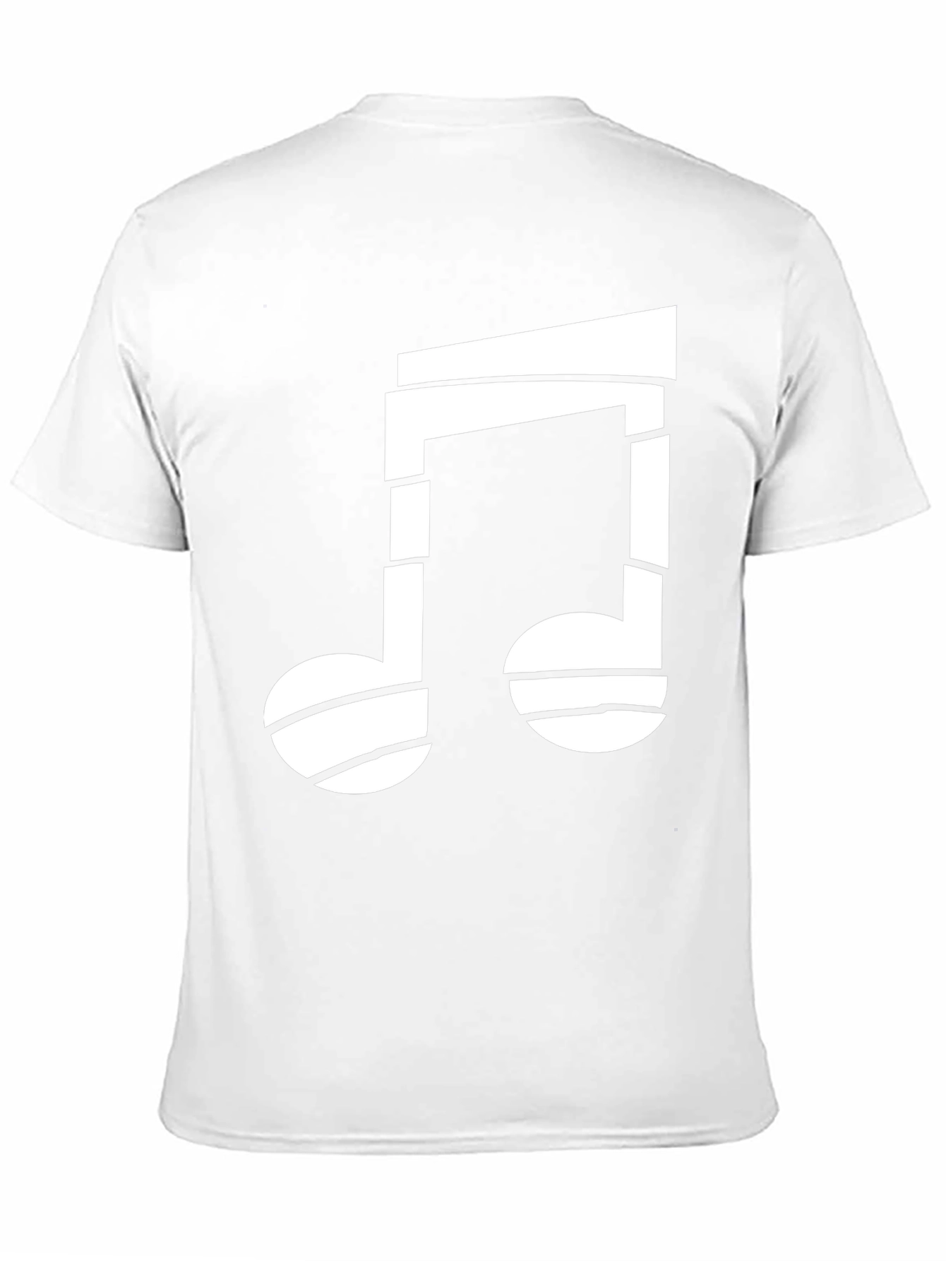 Abstract Music Note Graphic T-Shirt