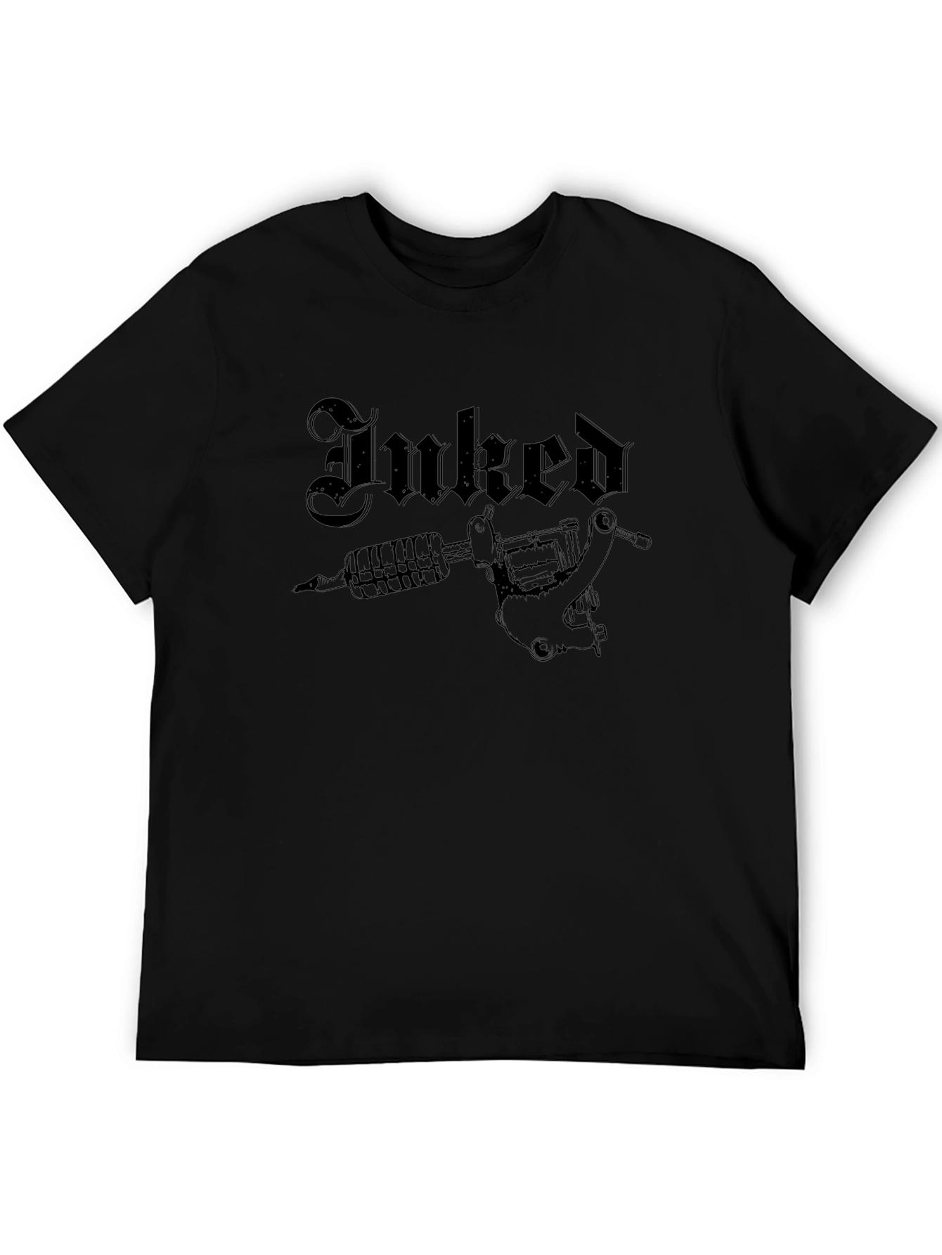 Inked Tattoo Art Black T-Shirt