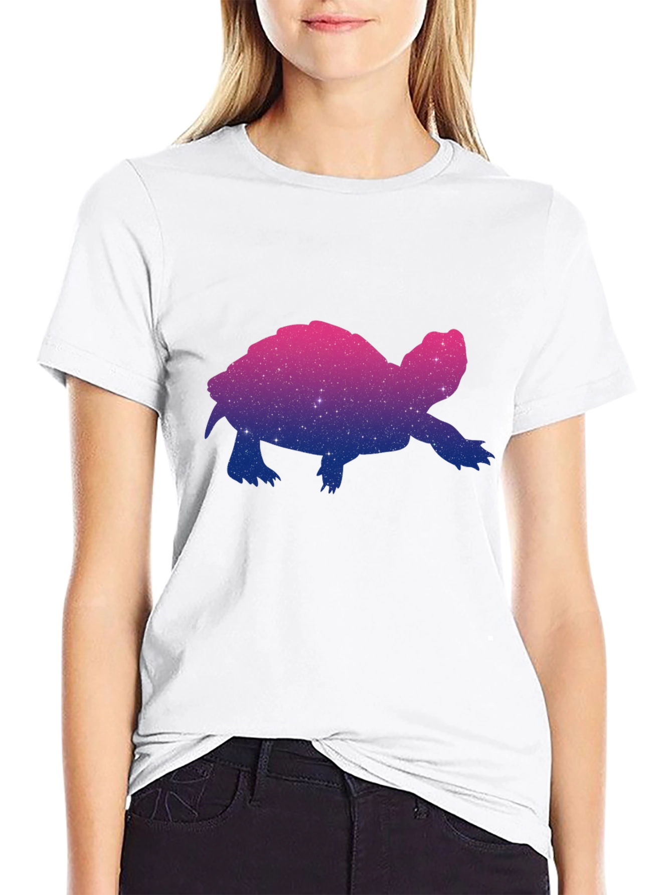 Turtle Galaxy Graphic Tee - Black