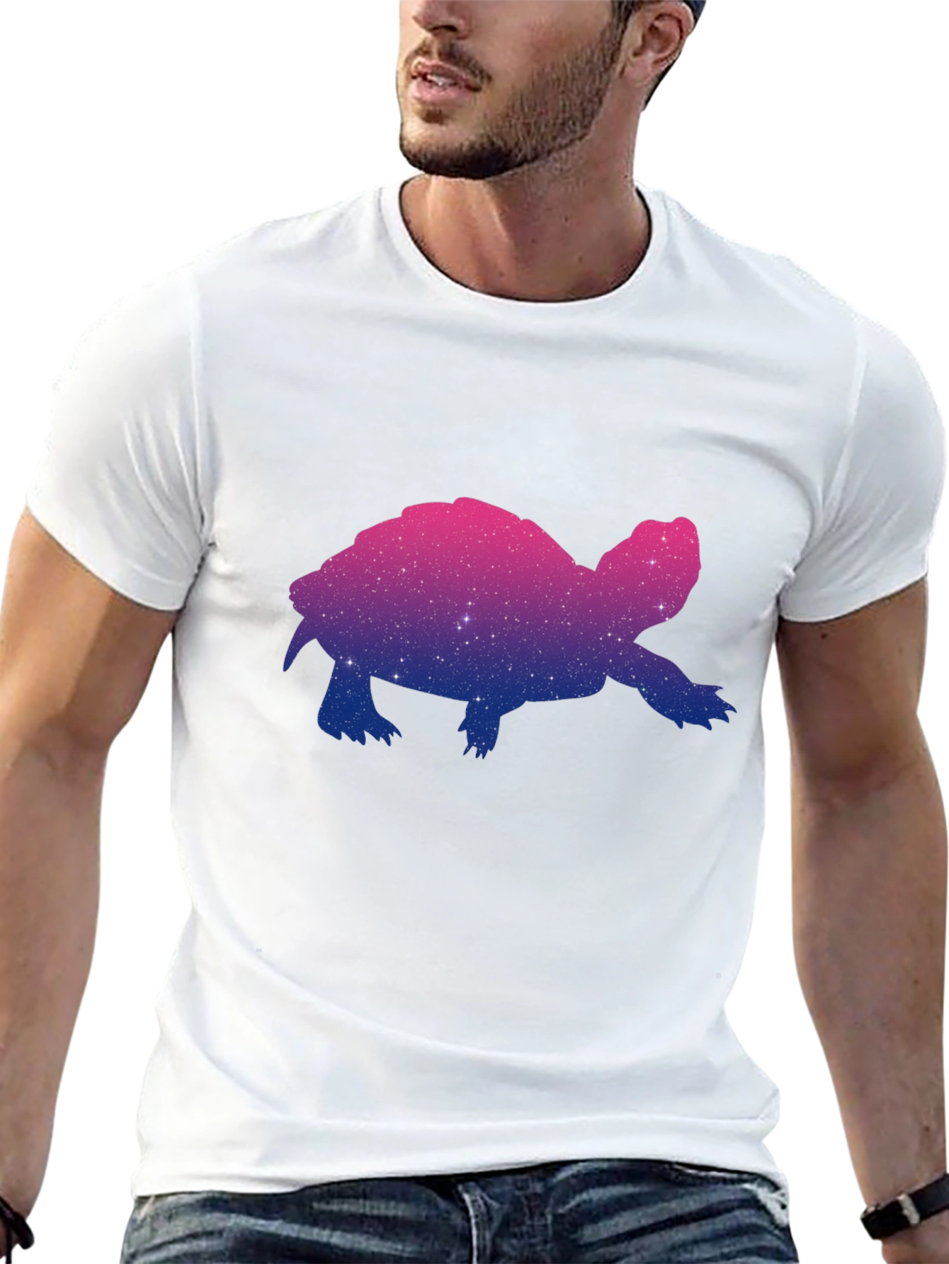 Turtle Galaxy Graphic Tee - Black