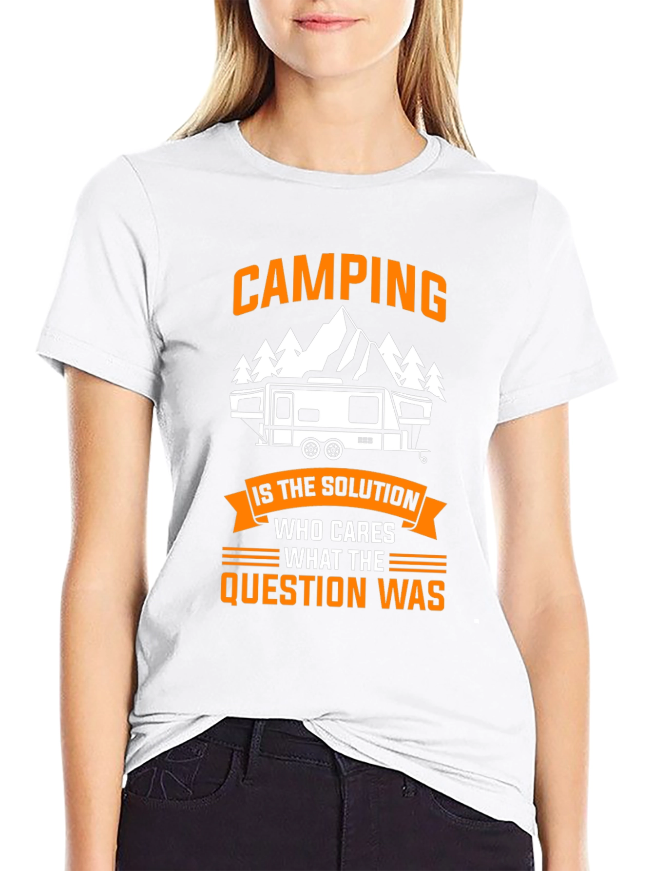 Camping is the Solution Tee