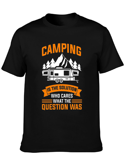 Camping is the Solution Tee
