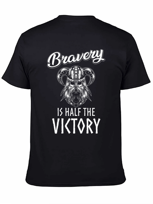 Bravery is Half the Victory Viking Graphic T-Shirt