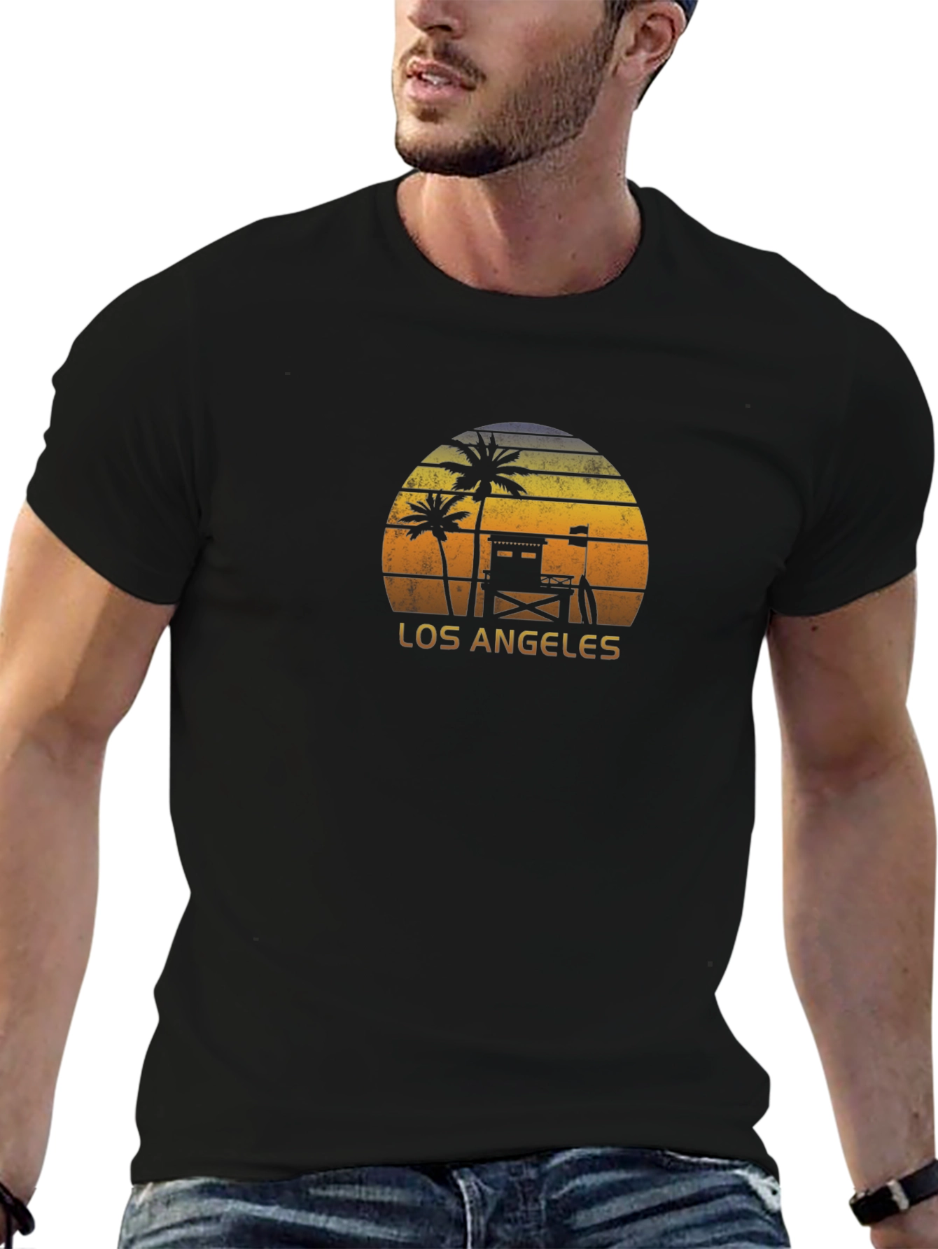 LA Beach Sunset T-Shirt