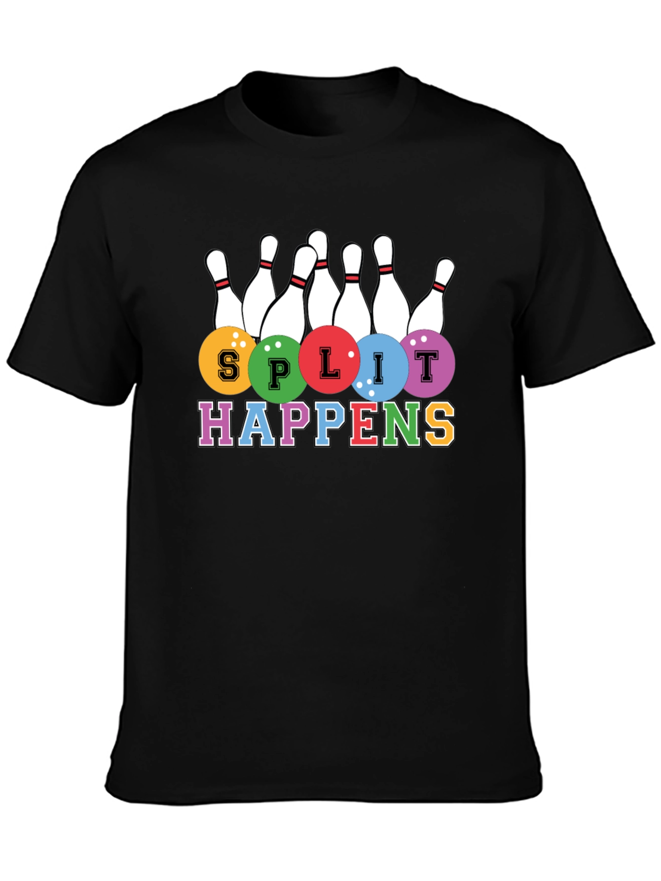 Split Happens Bowling T-Shirt