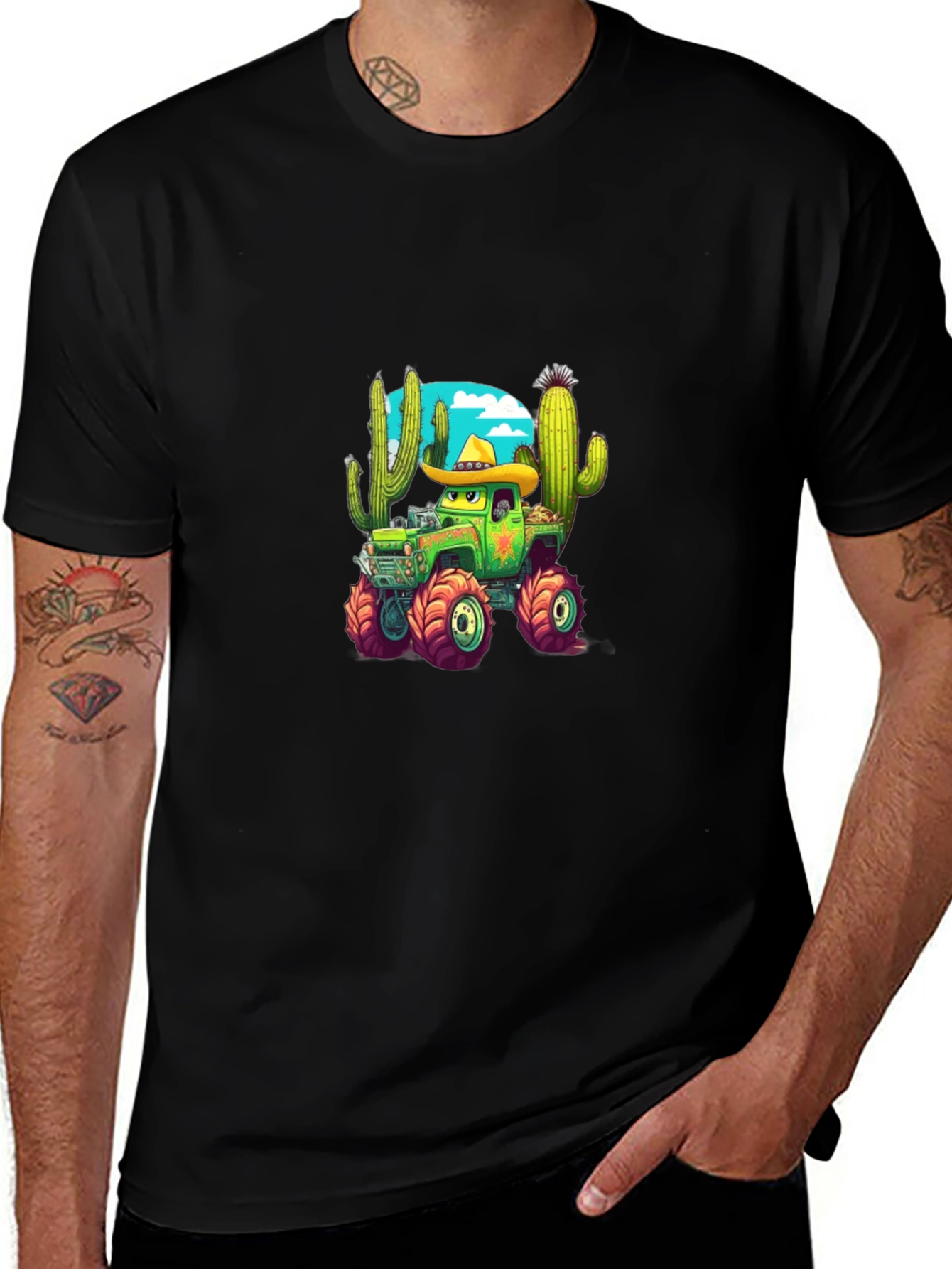 Cactus Truck T-Shirt - Desert Fun!