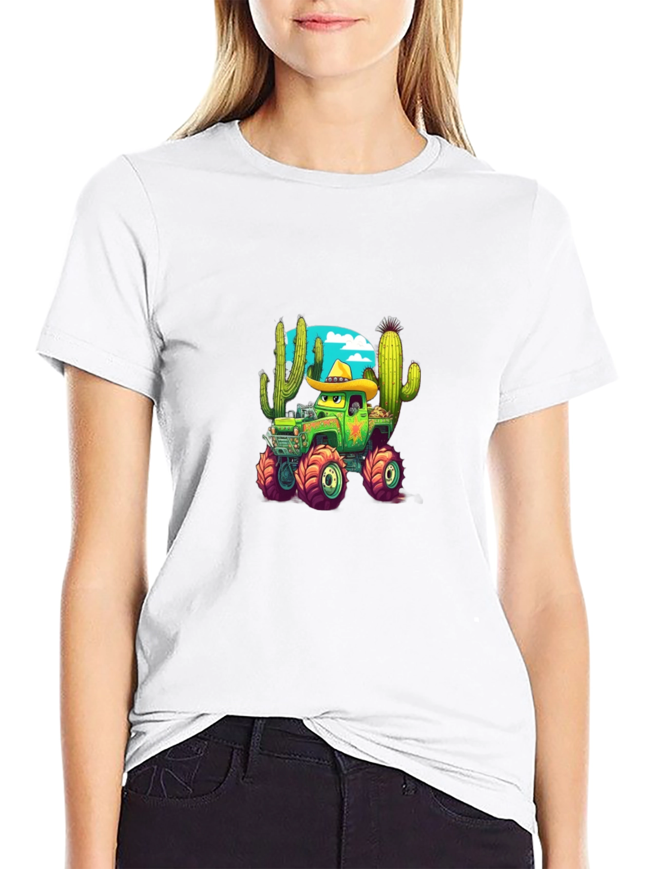 Cactus Truck T-Shirt - Desert Fun!