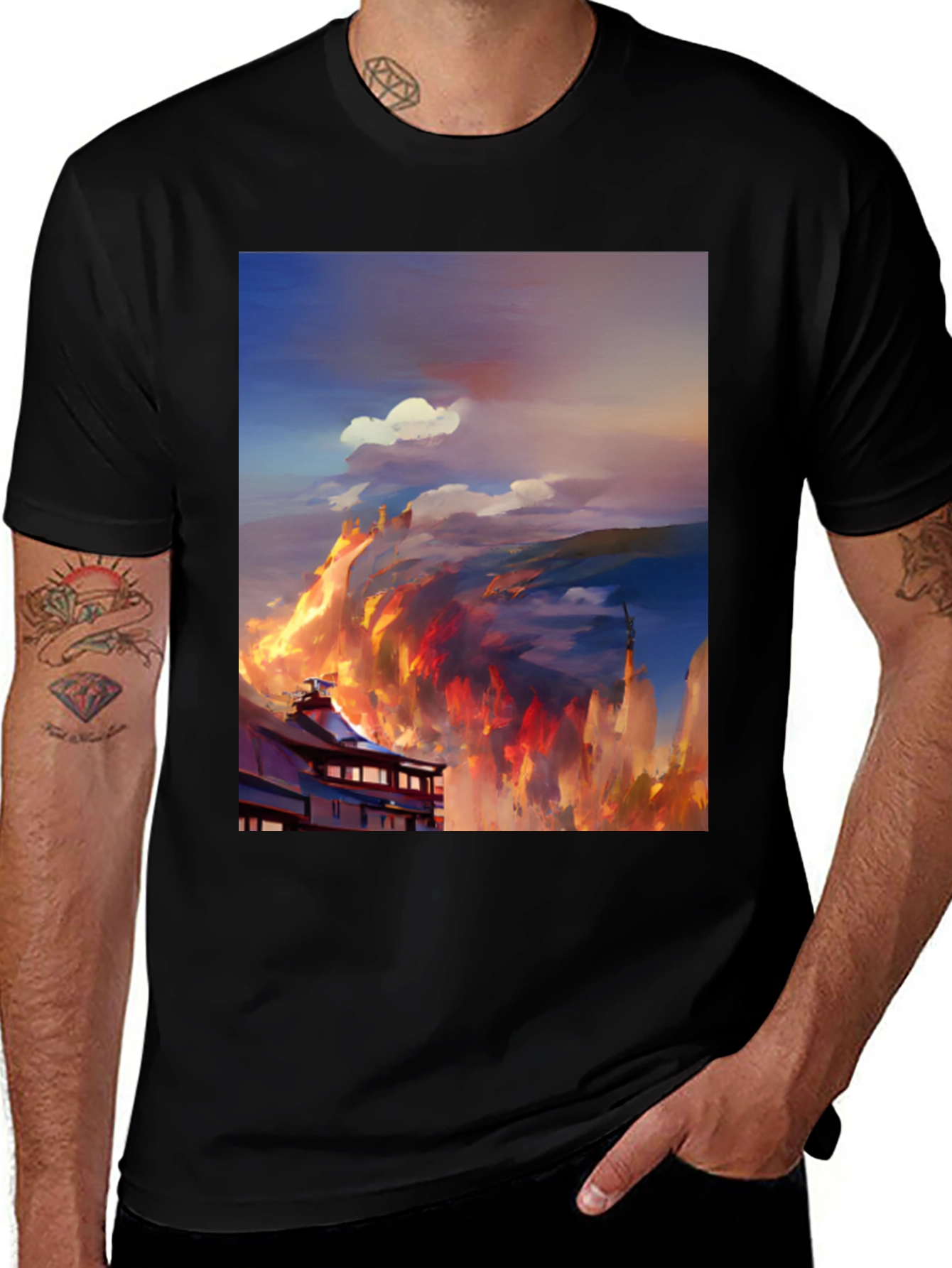 Burning City T-Shirt