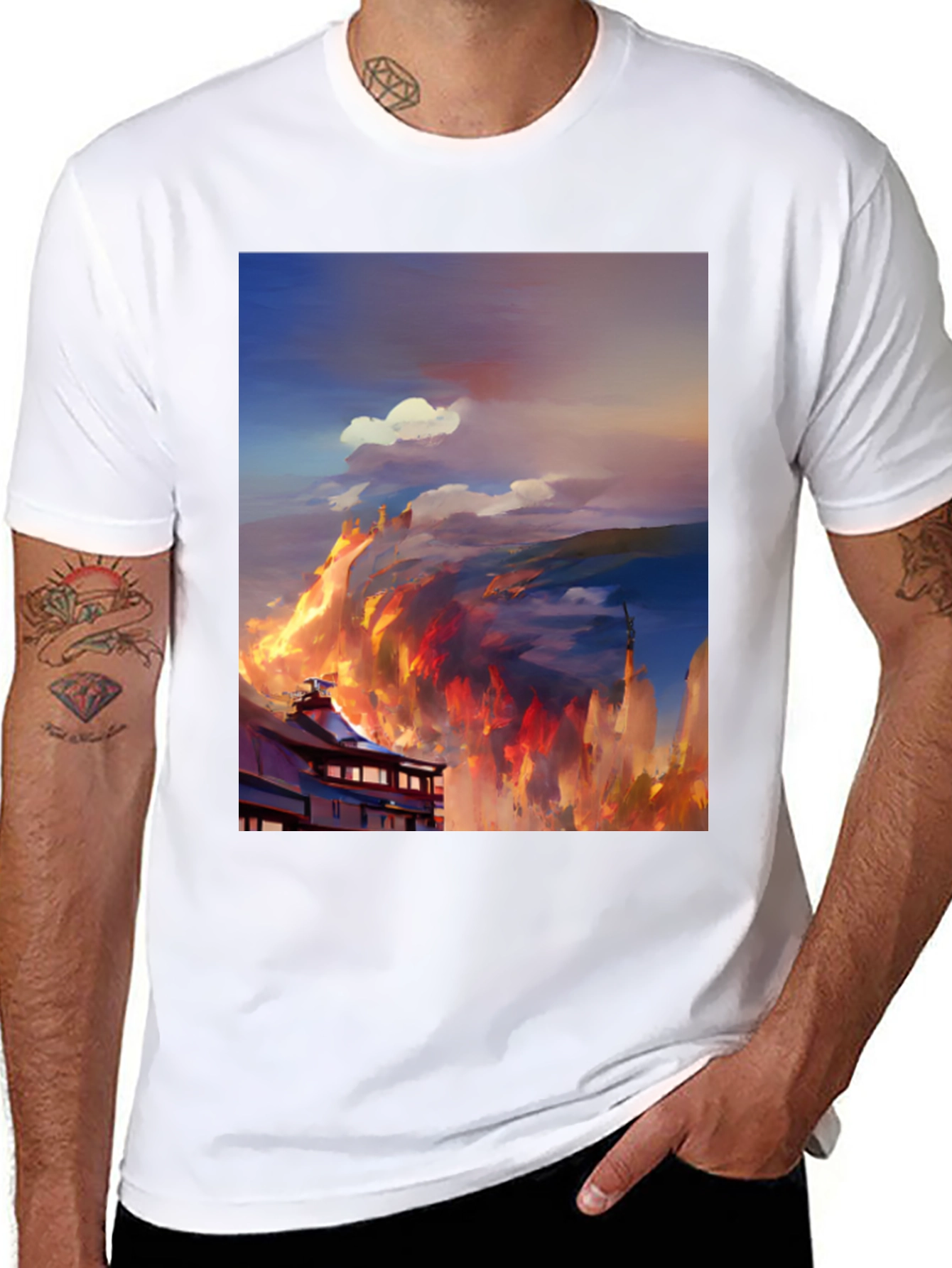 Burning City T-Shirt