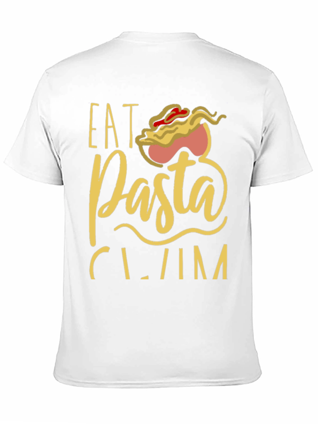 Eat Pasta Claim T-Shirt Funny Foodie Tee