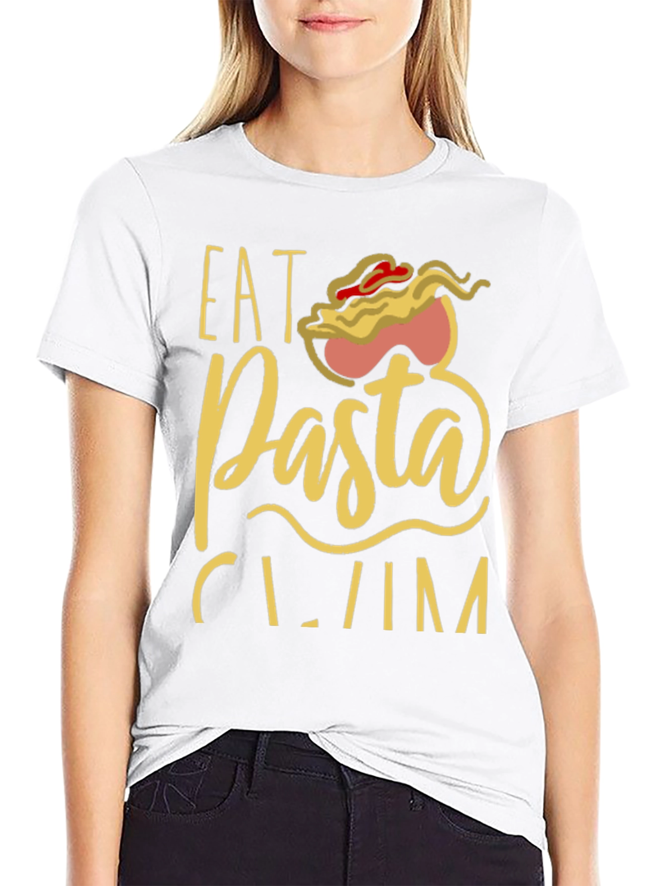Eat Pasta Claim T-Shirt Funny Foodie Tee