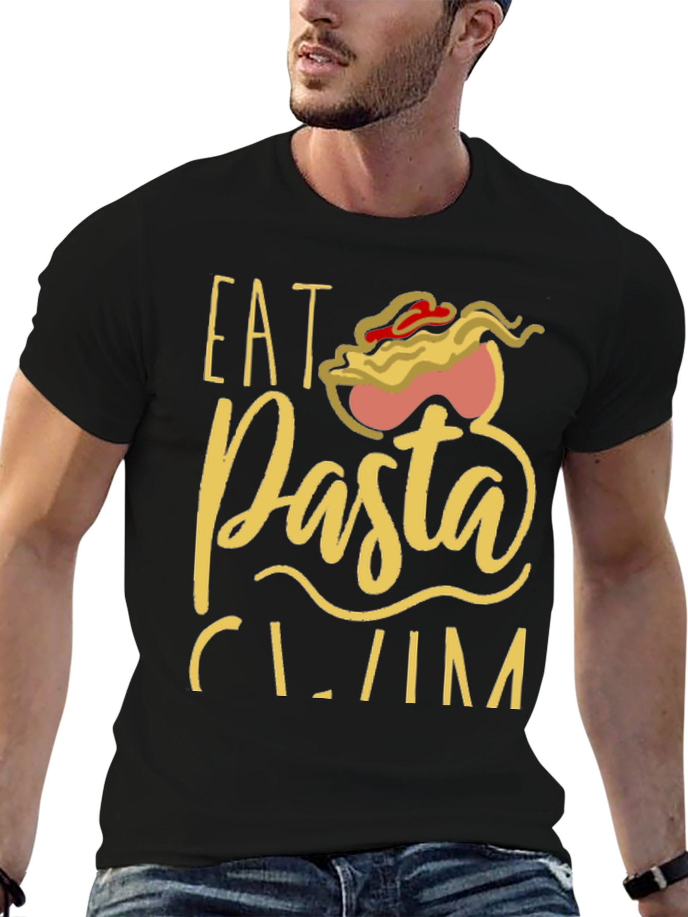 Eat Pasta Claim T-Shirt Funny Foodie Tee