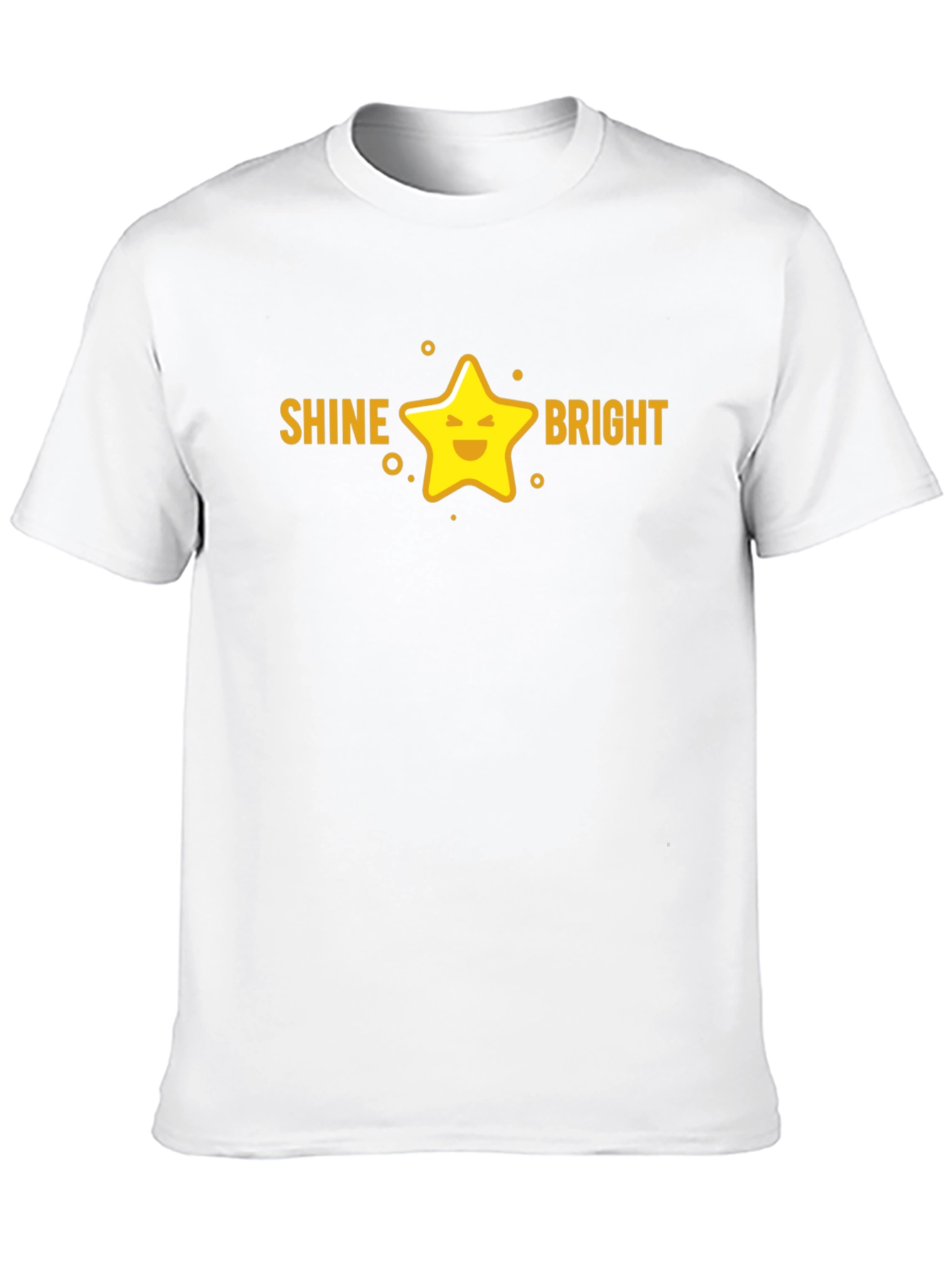Shine Bright Star Graphic Tee - Black Unisex T-Shirt