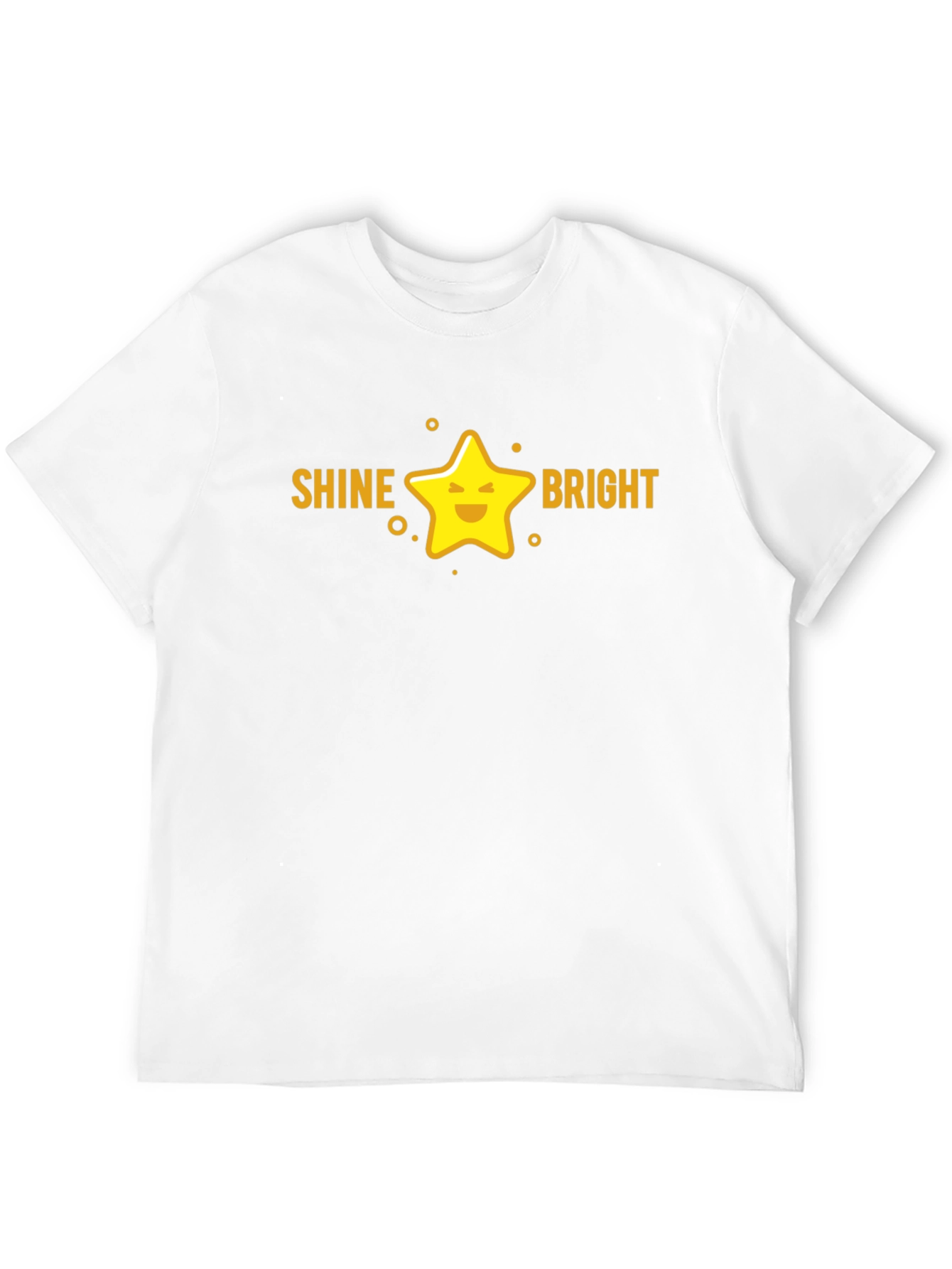 Shine Bright Star Graphic Tee - Black Unisex T-Shirt