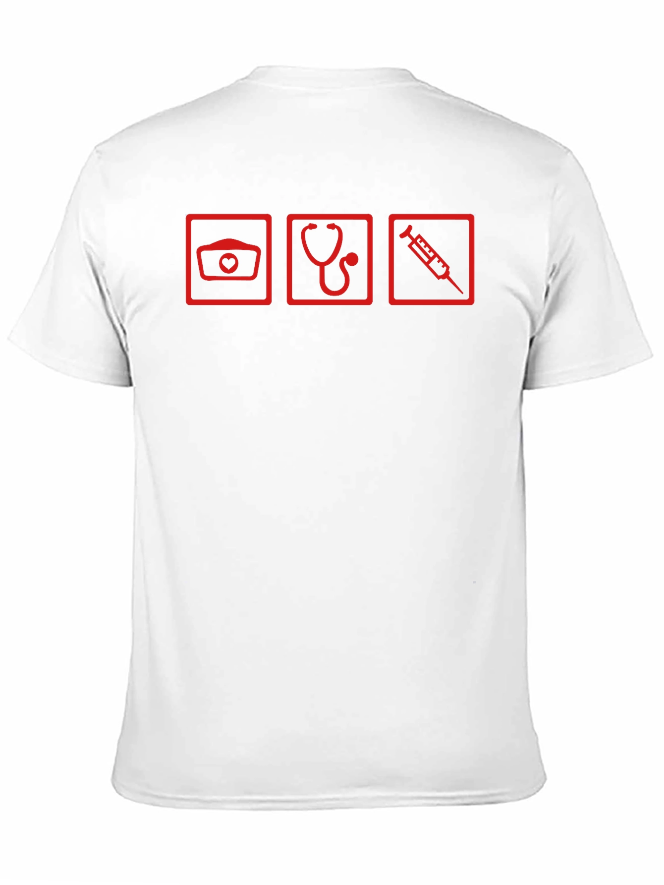 Nurse Life T-Shirt - Red Graphic Print