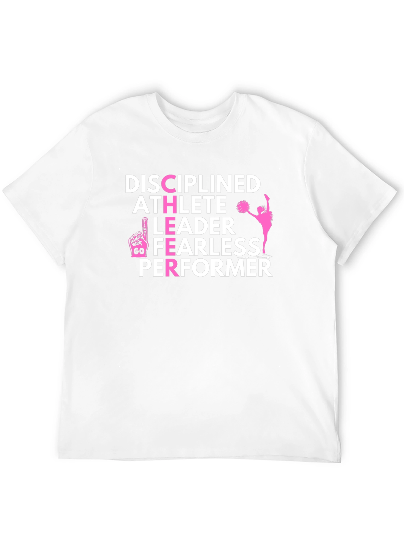 Cheerleader Graphic Tee - Disciplined Athlete Leader