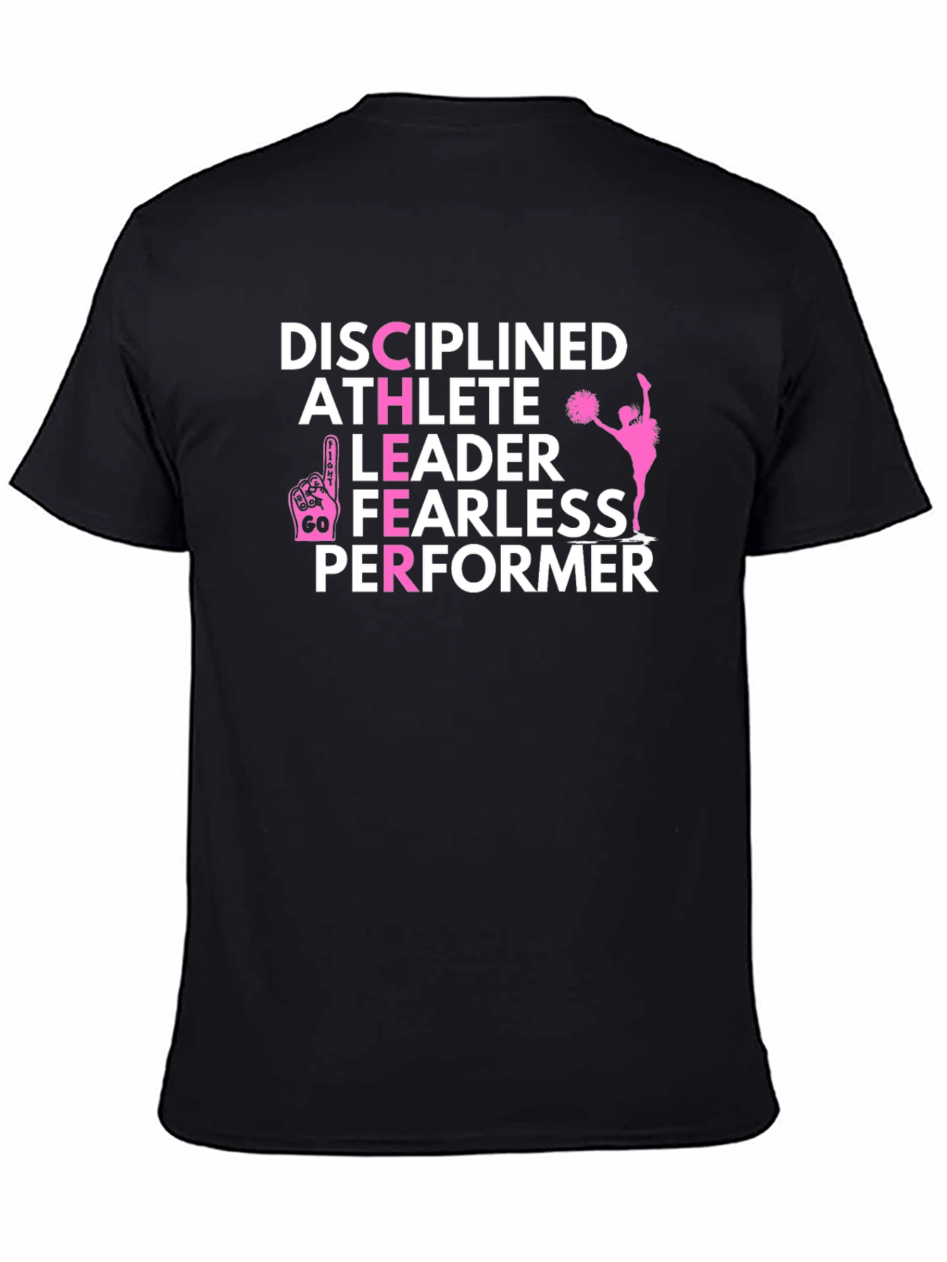 Cheerleader Graphic Tee - Disciplined Athlete Leader