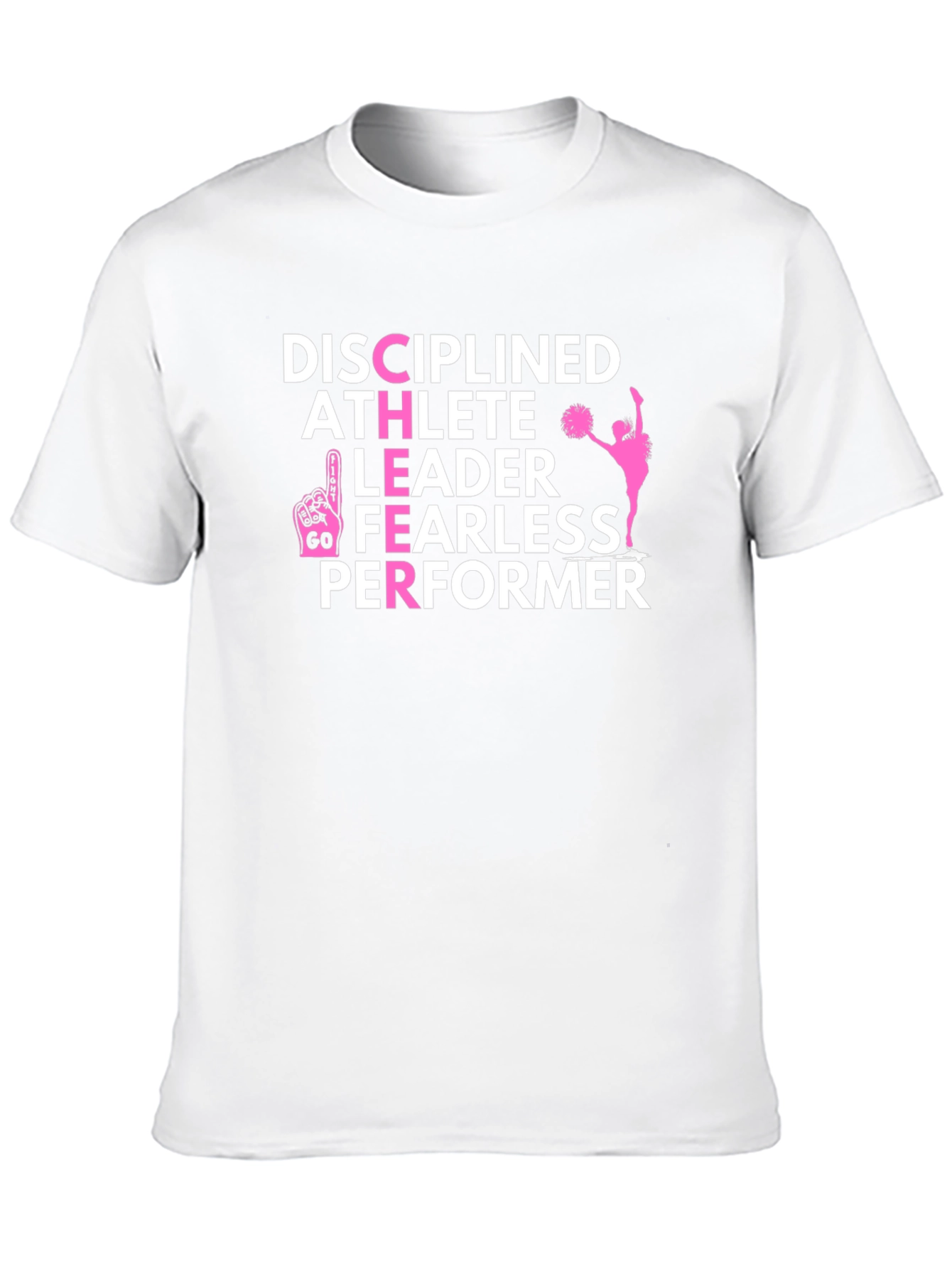 Cheerleader Graphic Tee - Disciplined Athlete Leader