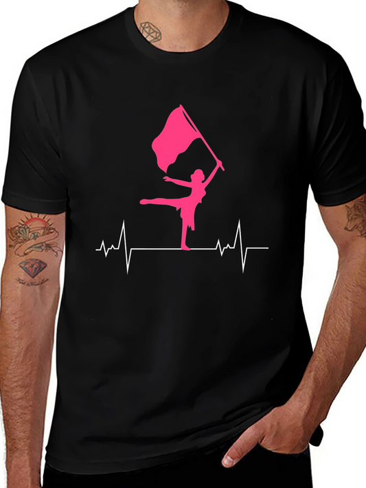 Color Guard Heartbeat T-Shirt