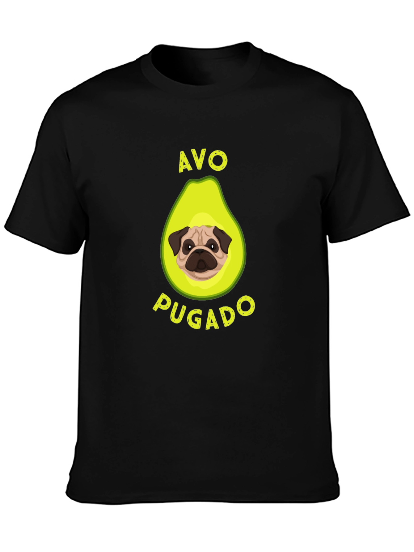 Avo-Pugado T-Shirt | Funny Avocado Pug Tee