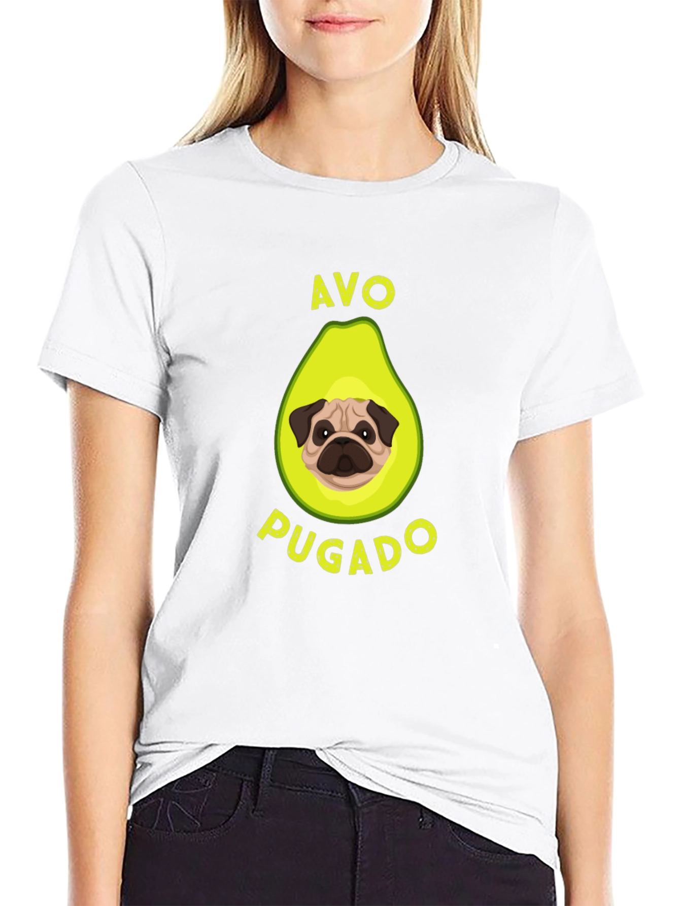 Avo-Pugado T-Shirt | Funny Avocado Pug Tee