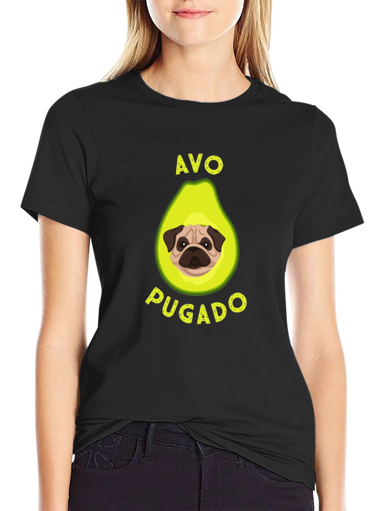 Avo-Pugado T-Shirt | Funny Avocado Pug Tee