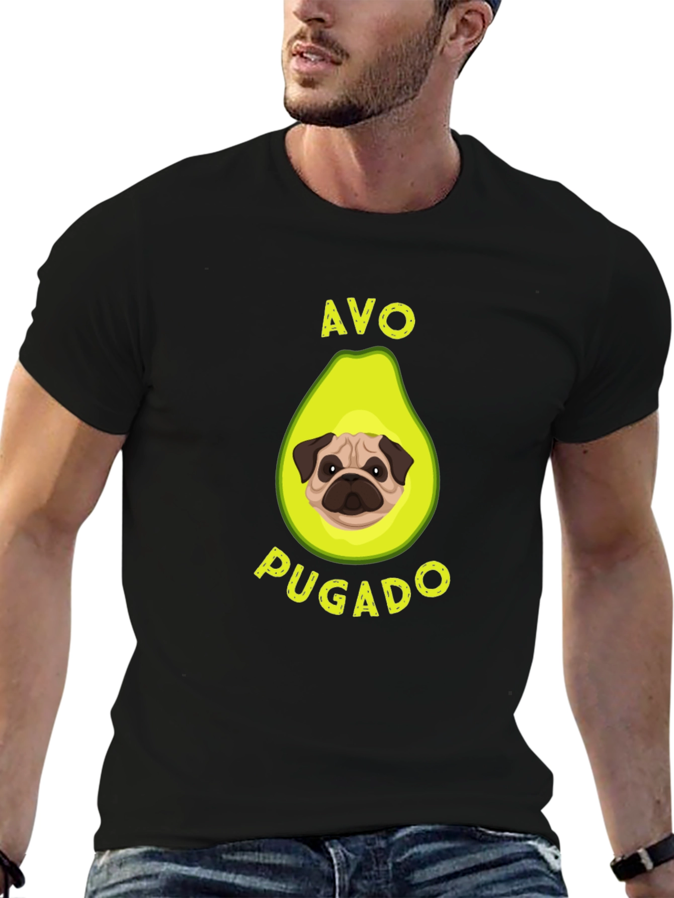 Avo-Pugado T-Shirt | Funny Avocado Pug Tee
