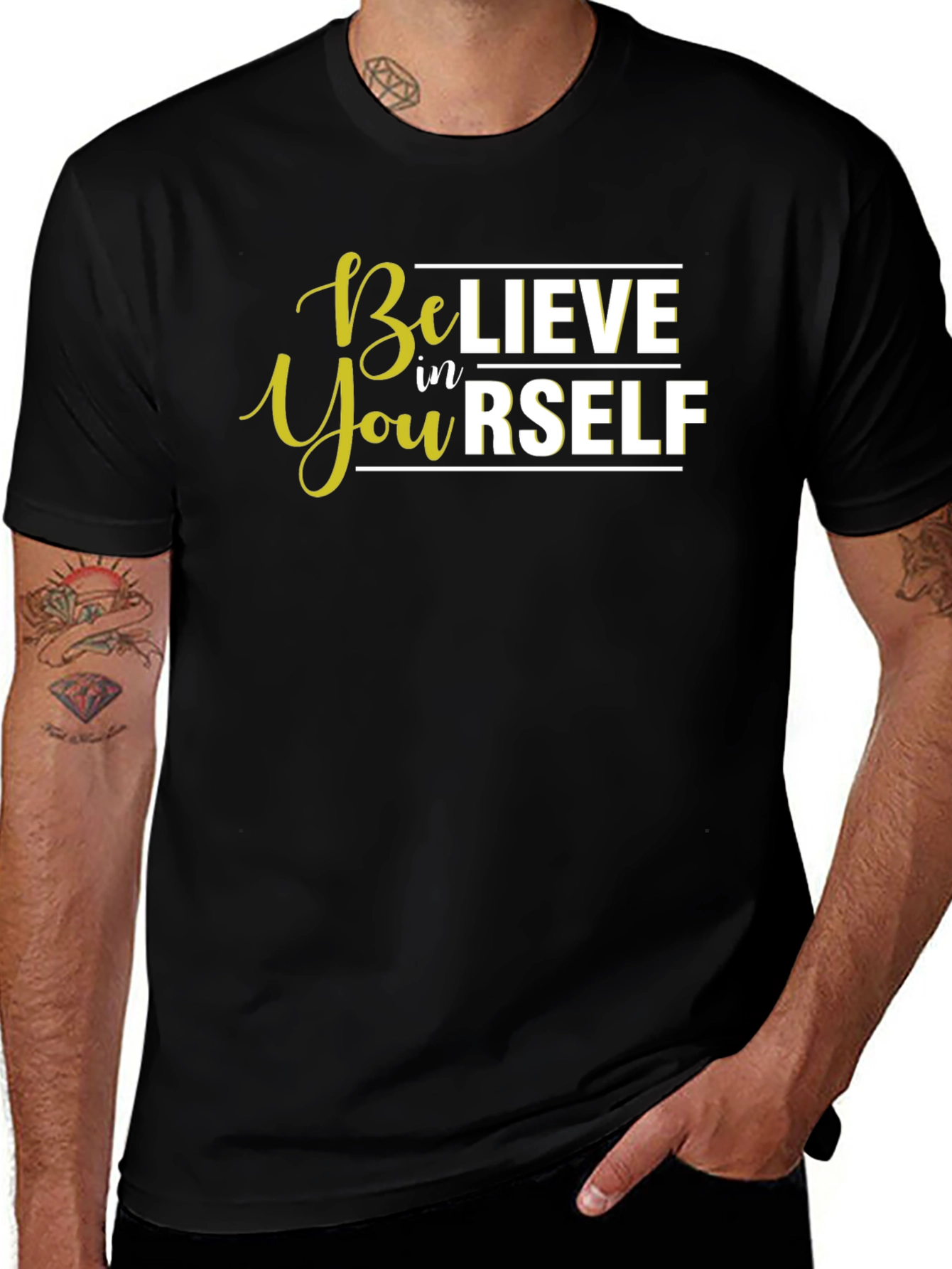 Believe in Yourself T-Shirt - Inspirational Quote Tee