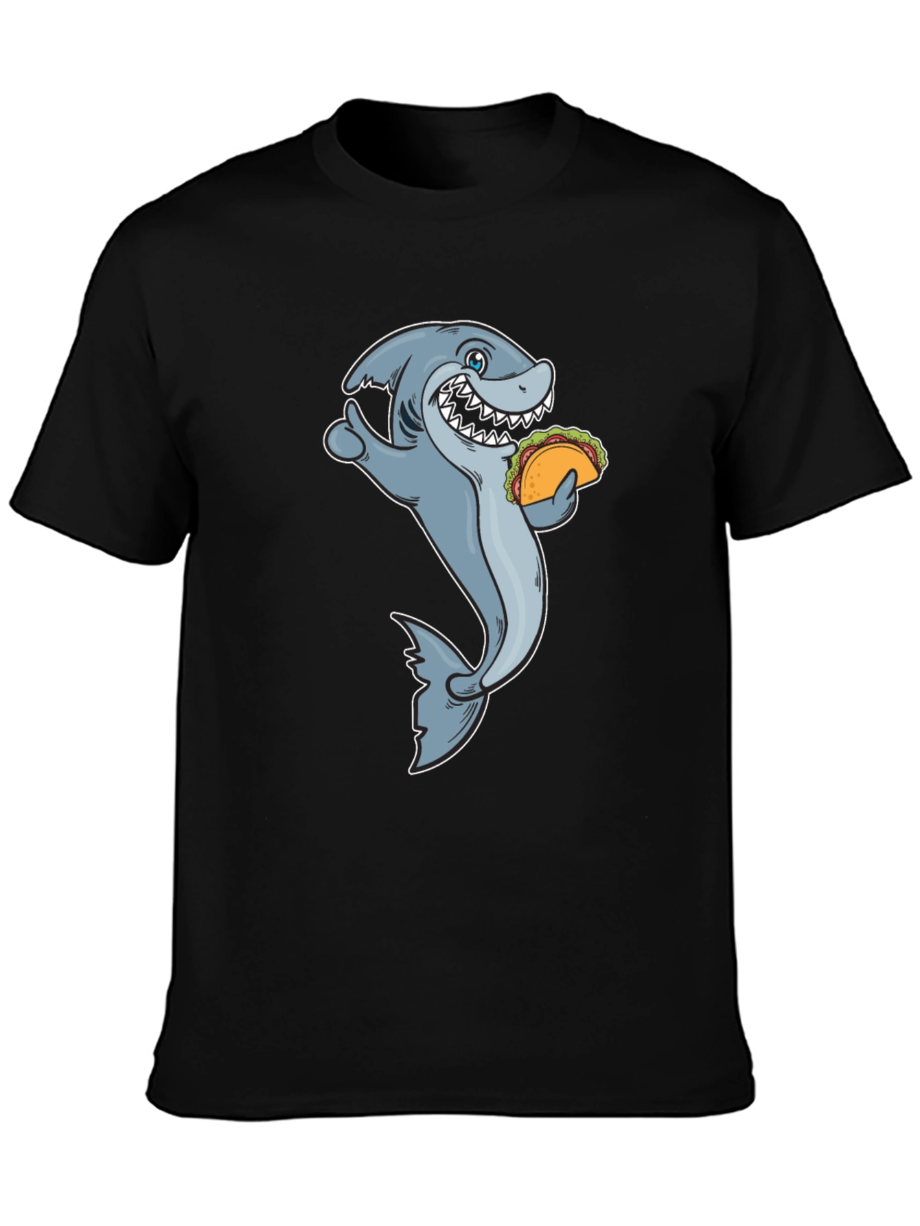 Shark Taco Funny Graphic Tee