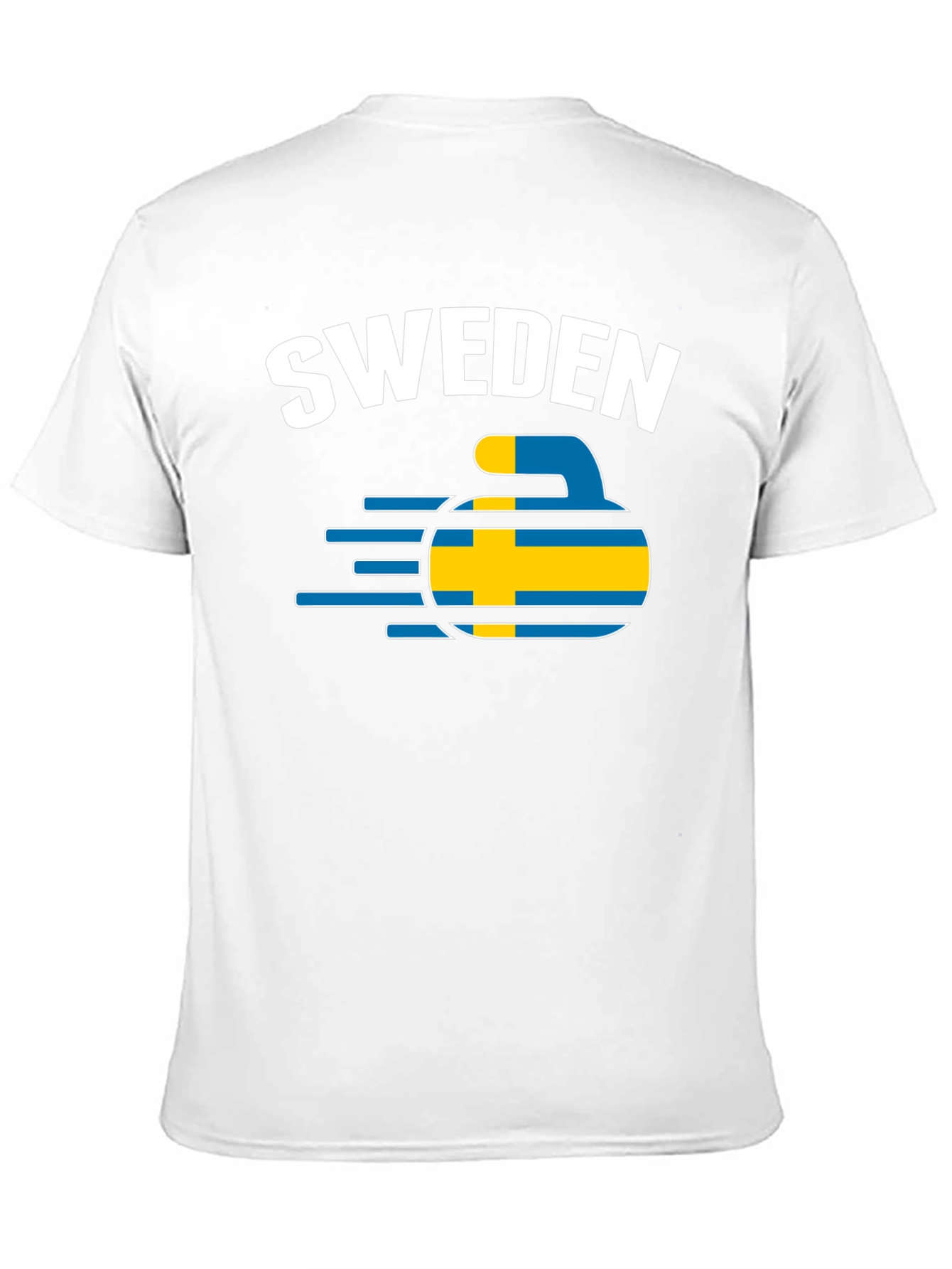 Sweden Curling T-Shirt - Country Pride Tee