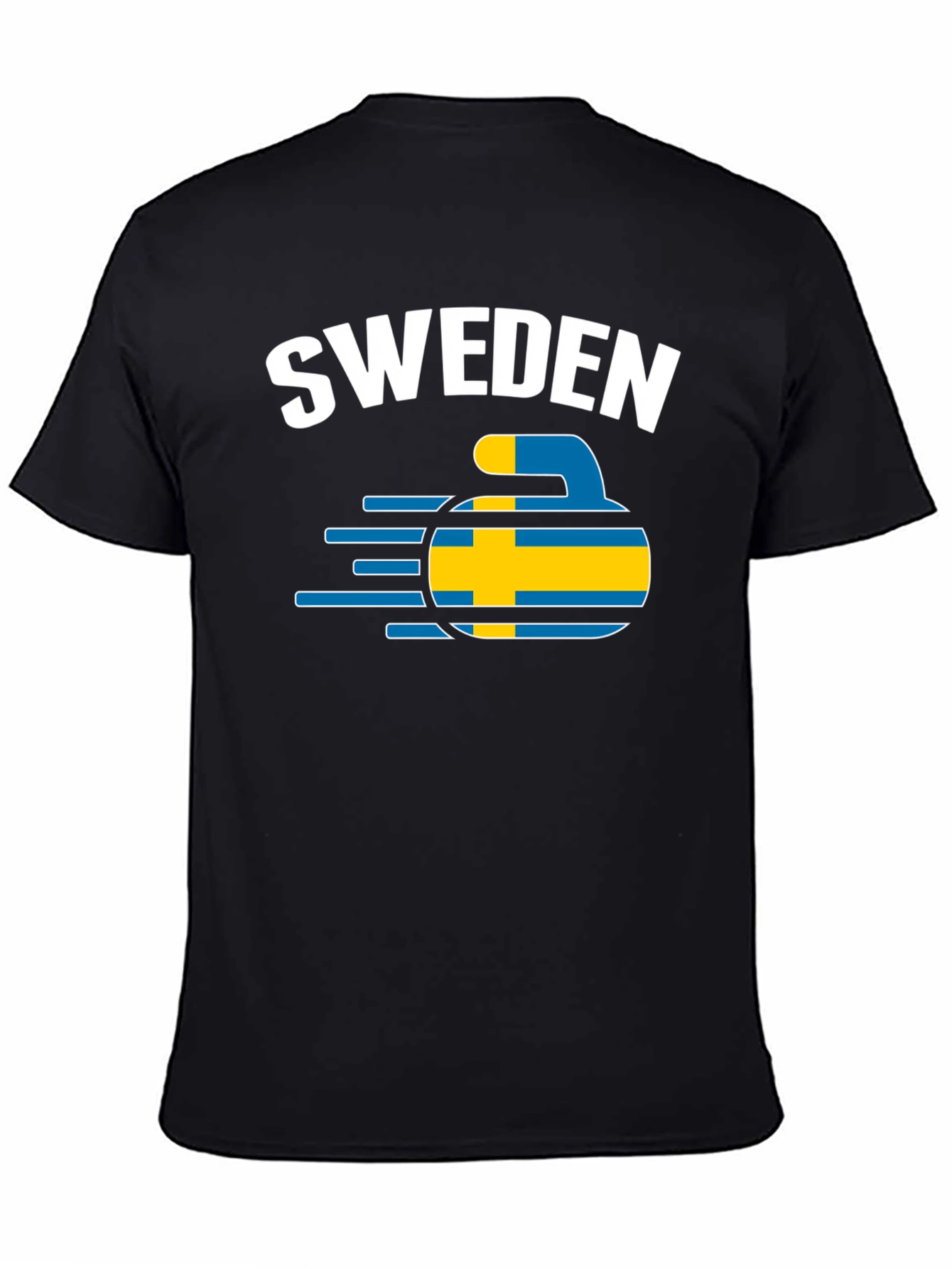 Sweden Curling T-Shirt - Country Pride Tee
