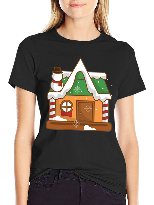 Gingerbread House Christmas T-Shirt