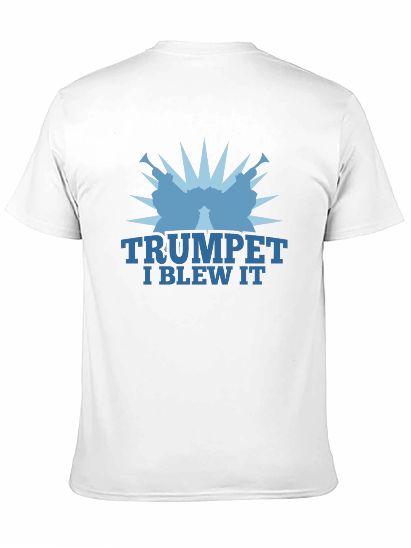 Trumpet I Blew It Graphic Tee - Black