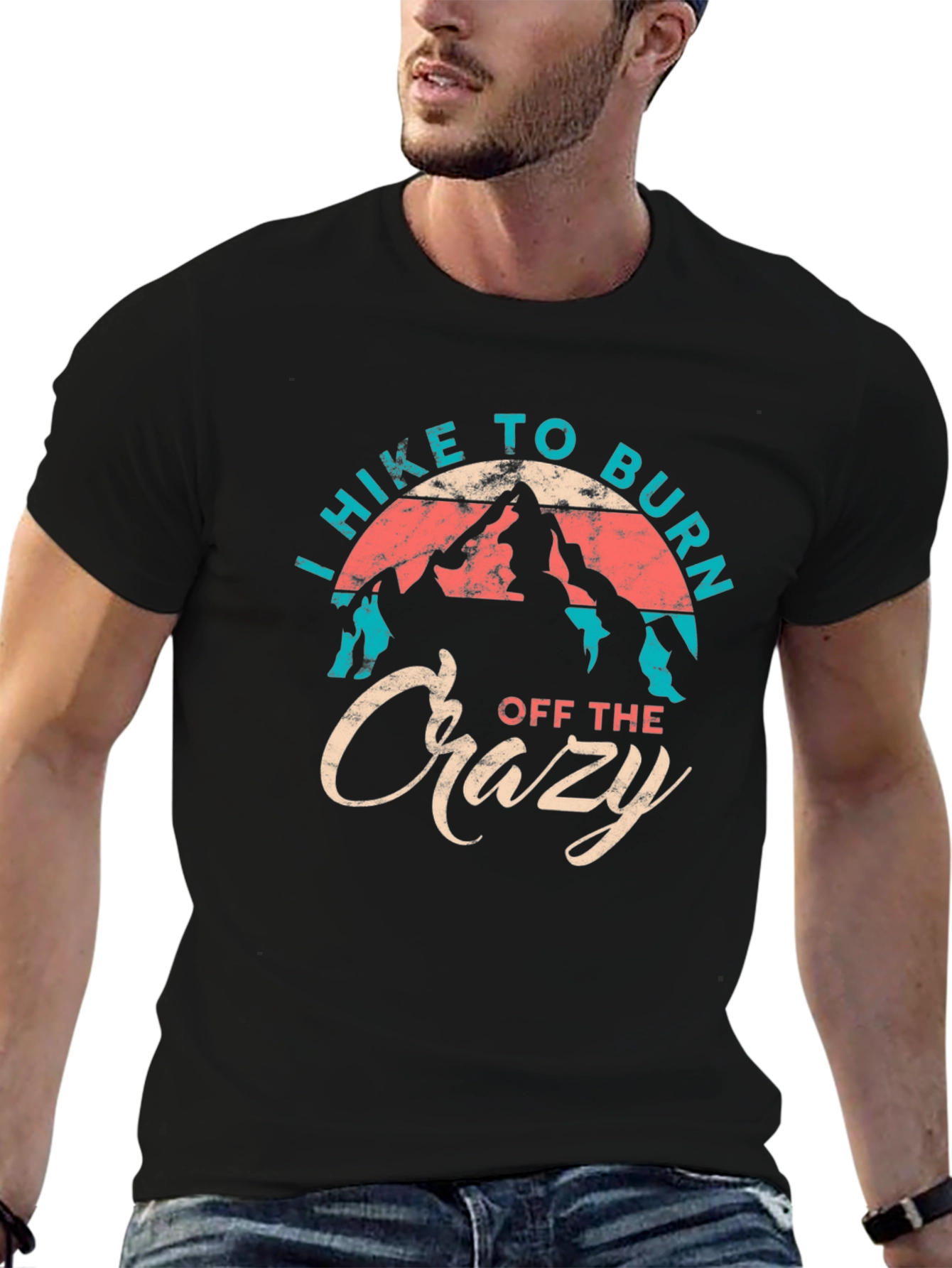 Hiking T-Shirt: Burn Off the Crazy Graphic Tee